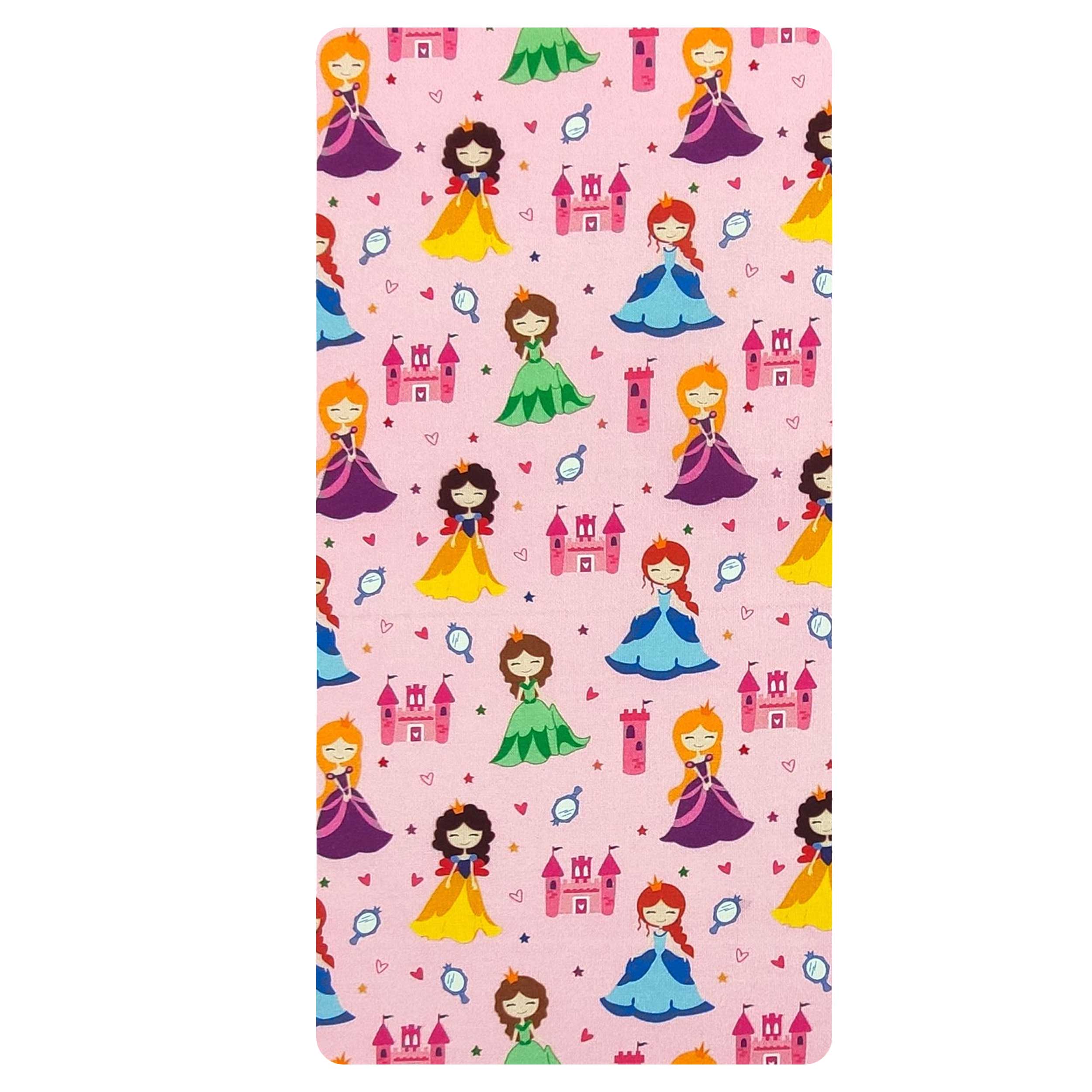 Sheet Princesses Pink Background Image