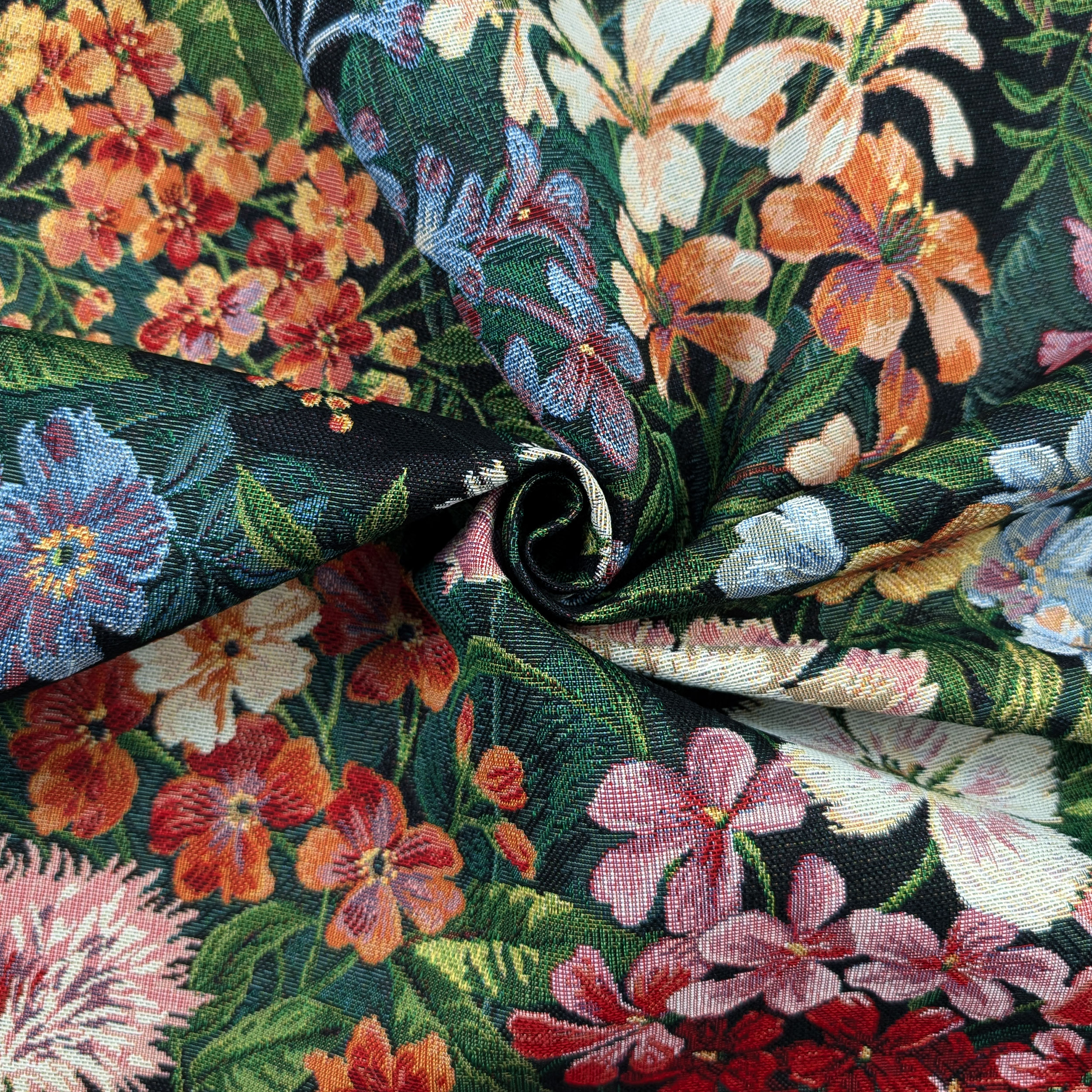 Tissu Gobelin Bouquet floral Fantaisie Image