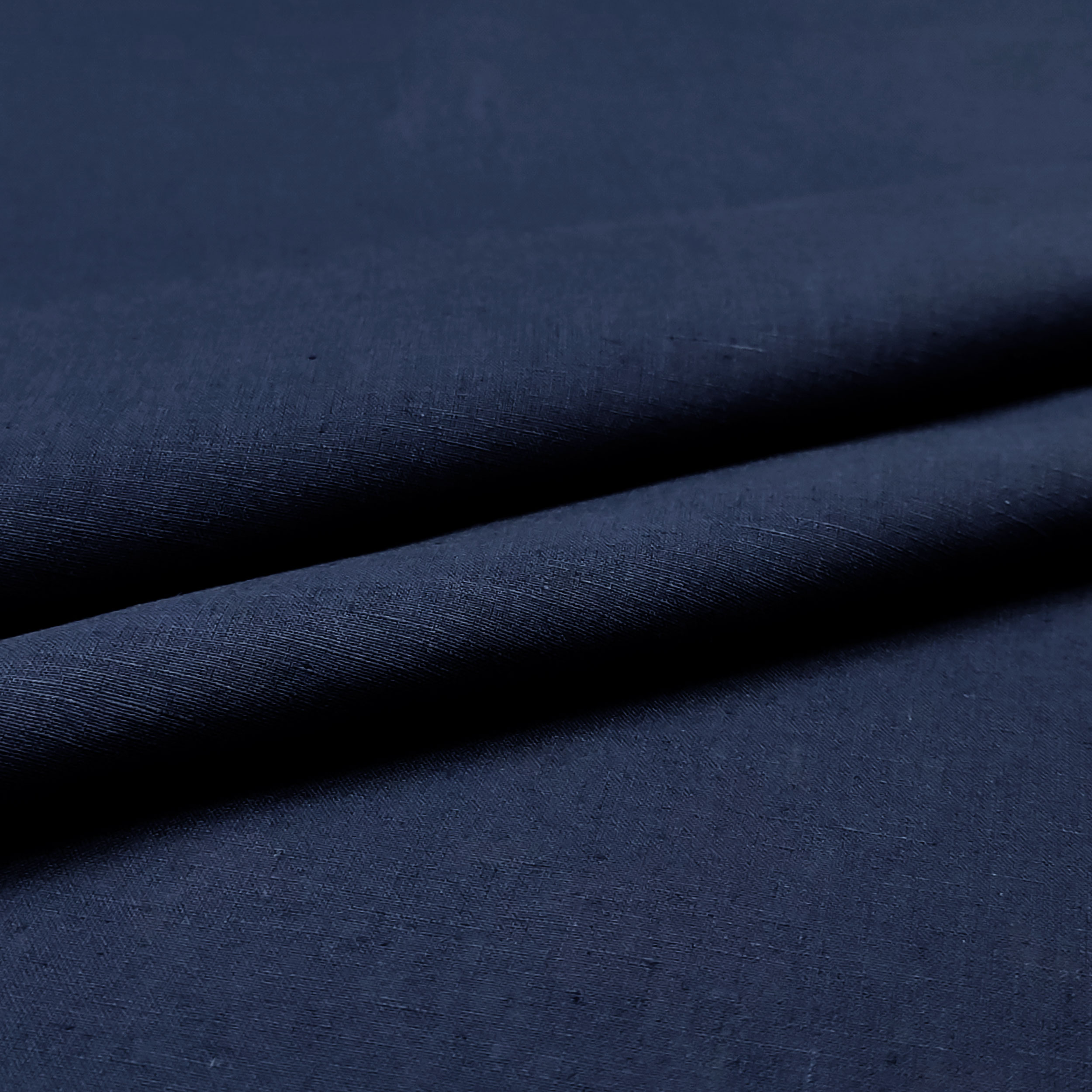 Blauer Leinenstoff
