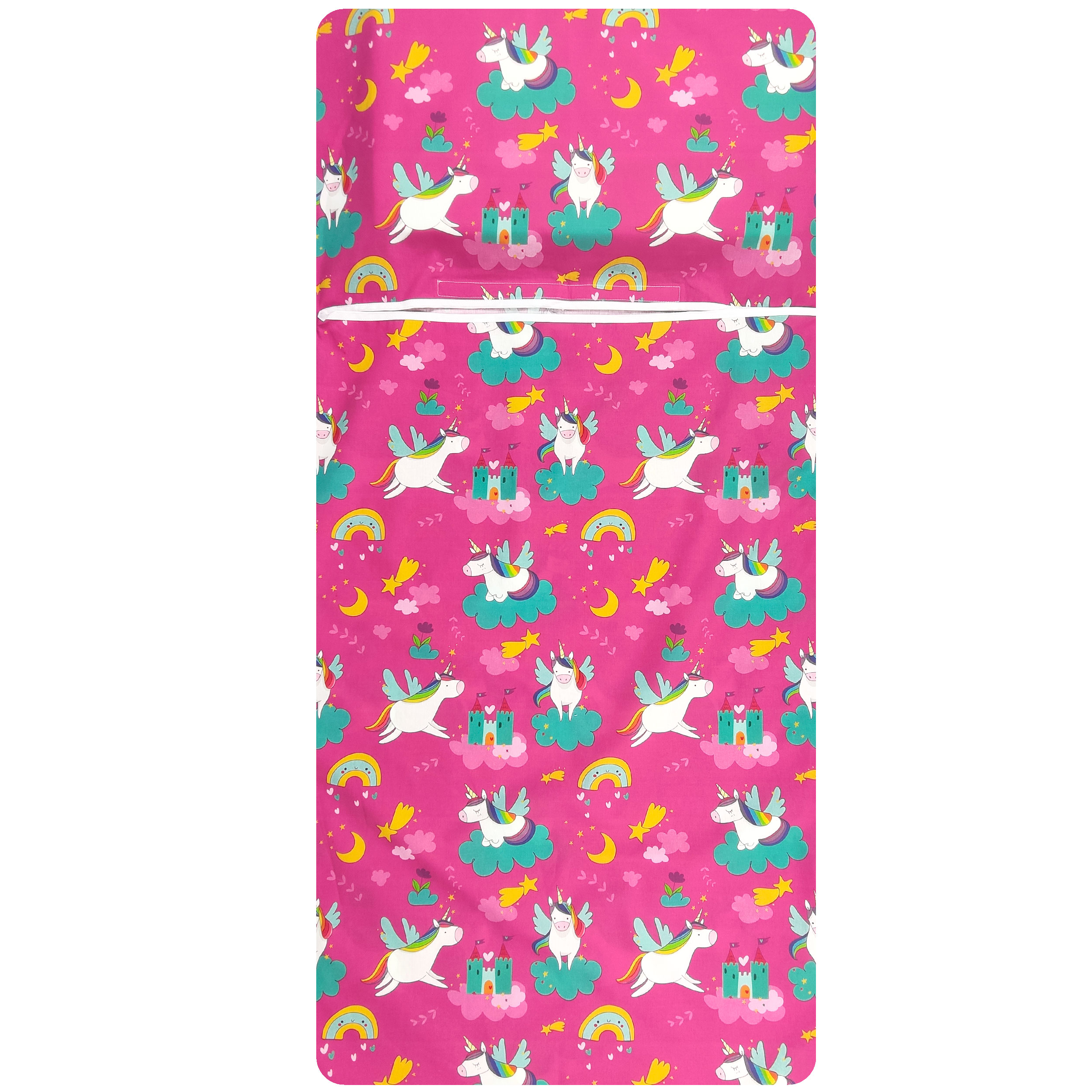 Sac de couchage d'été Licornes et châteaux - Panini Fabrics Image