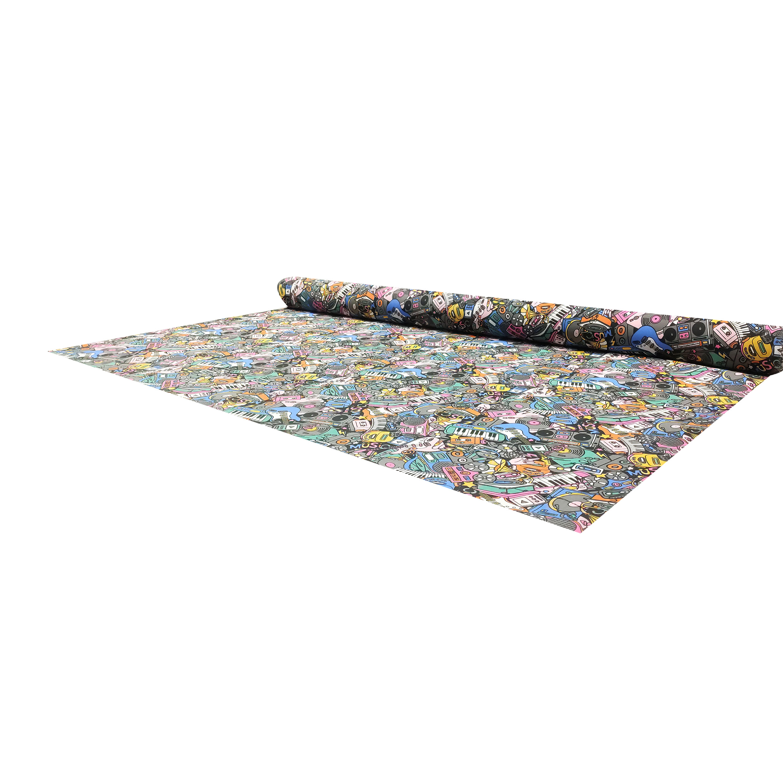 Panama Rock Music fabric