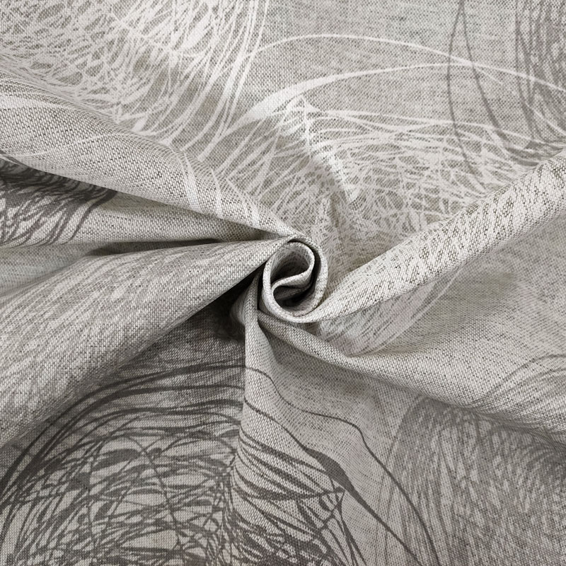 Mantel Recortable Resina Gris Garabatos Circulares 200x140 cm Image