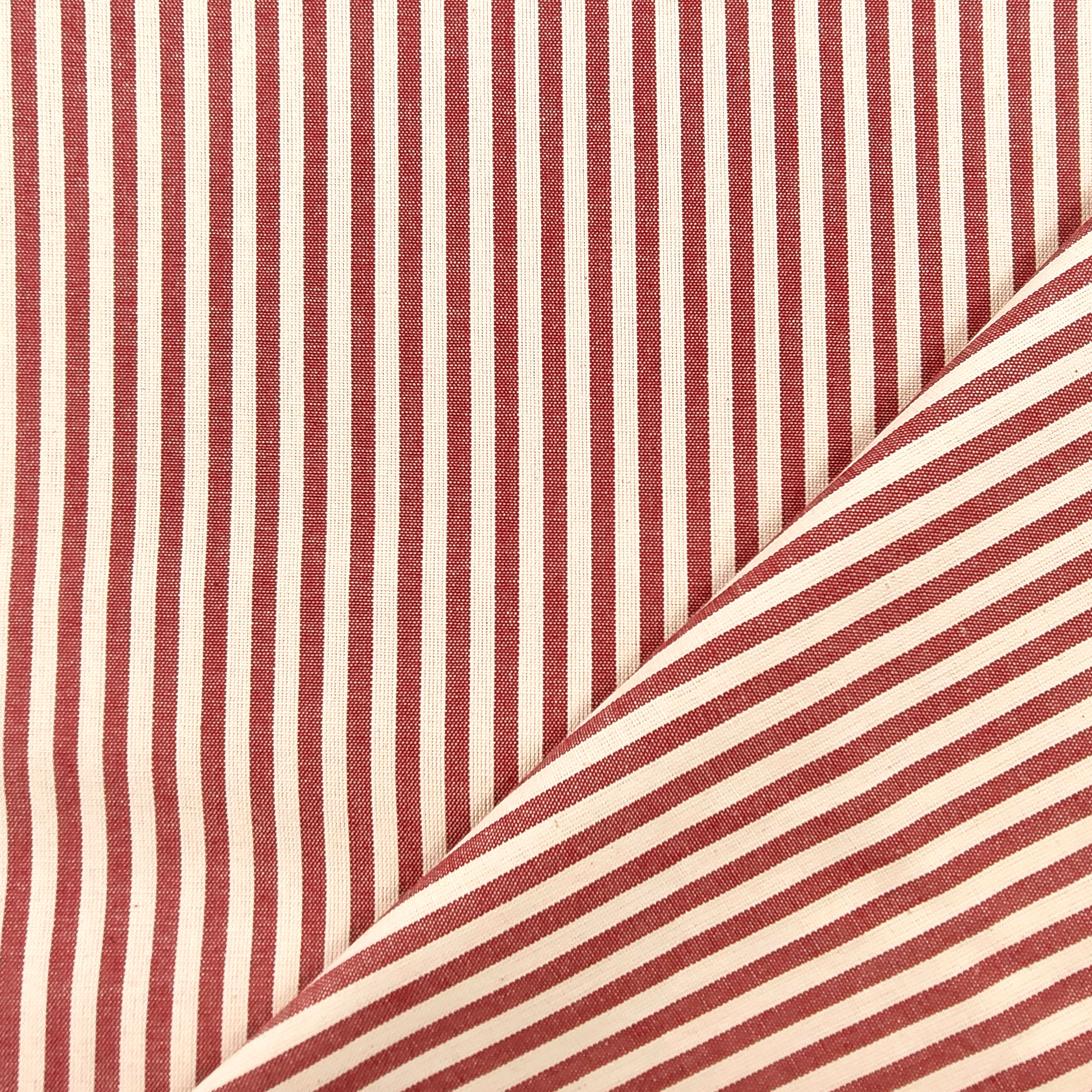 Pure Cotton Striped Tablecloth Fabric Image