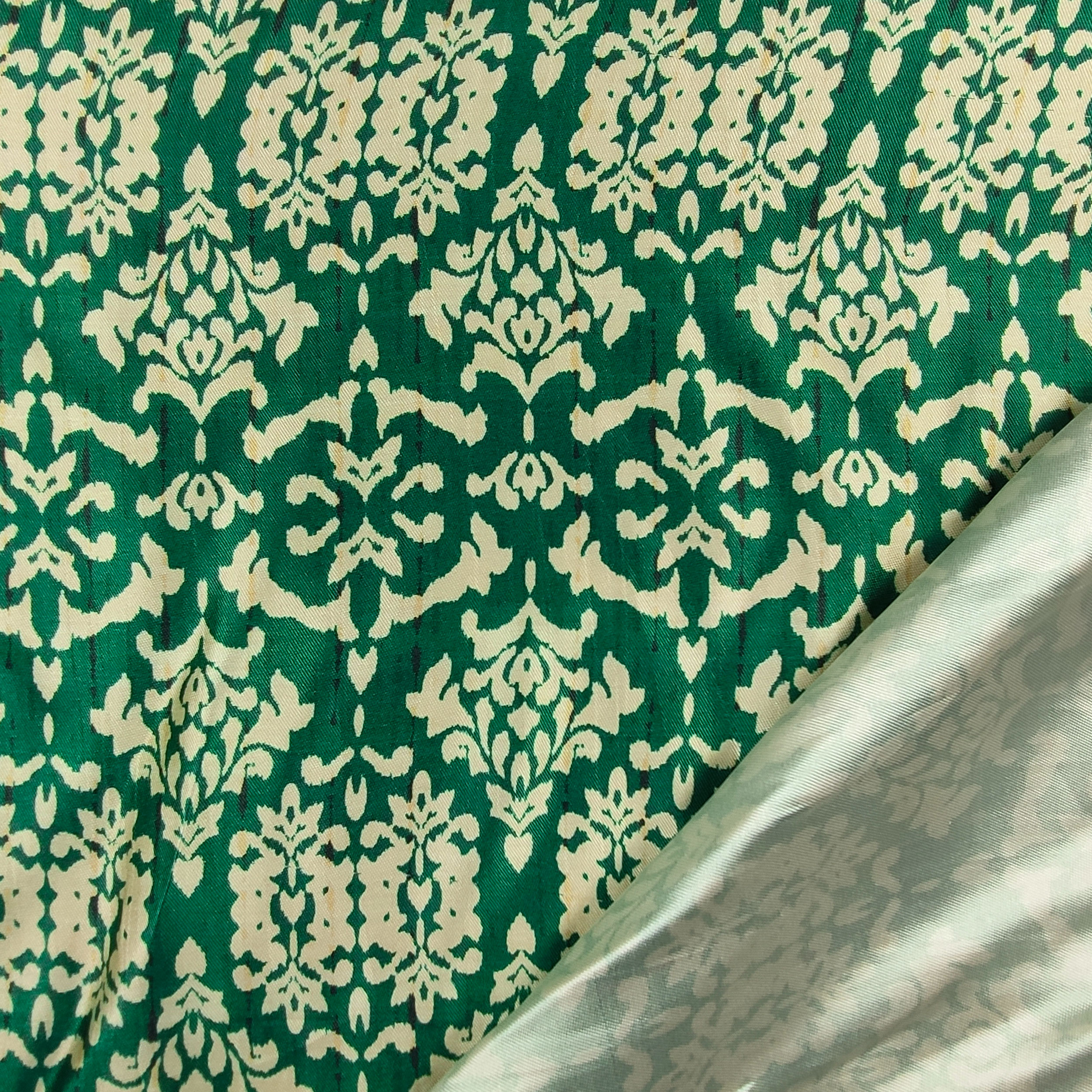 Tissu Arabesque en viscose mélangée, vert Image