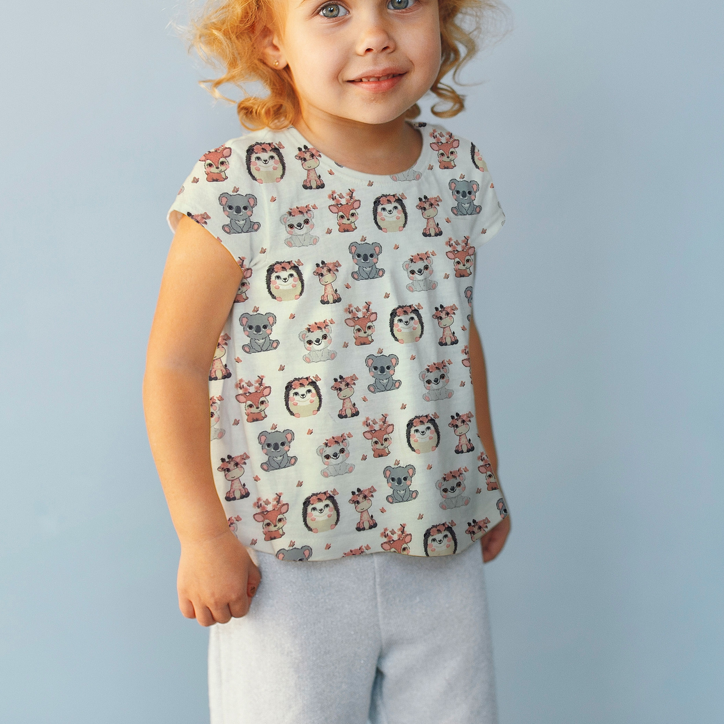 Tissu en coton Sweet Animal