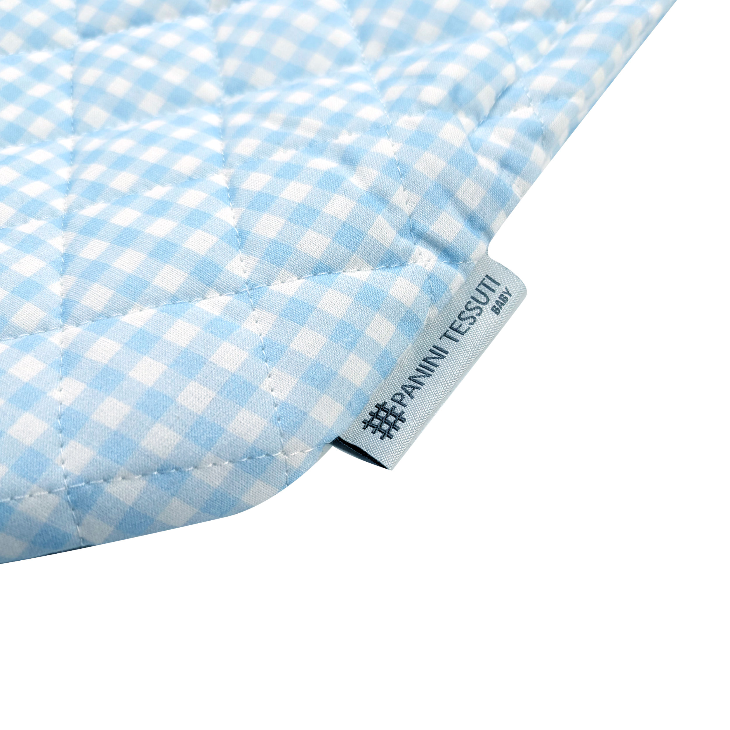 Shaped Sleeping Bag for Brandine Squares Light Blue