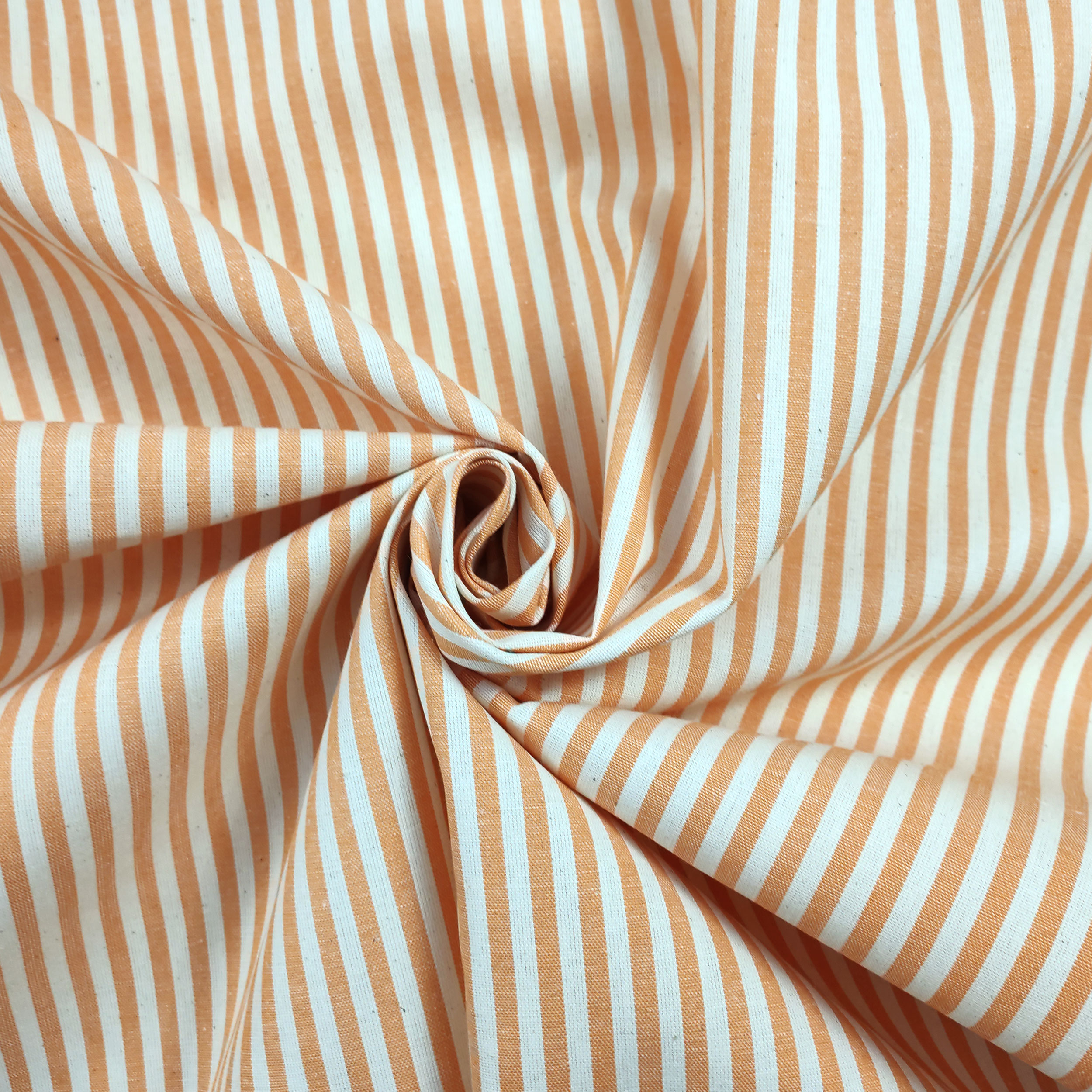 Pure Cotton Striped Tablecloth Fabric Image