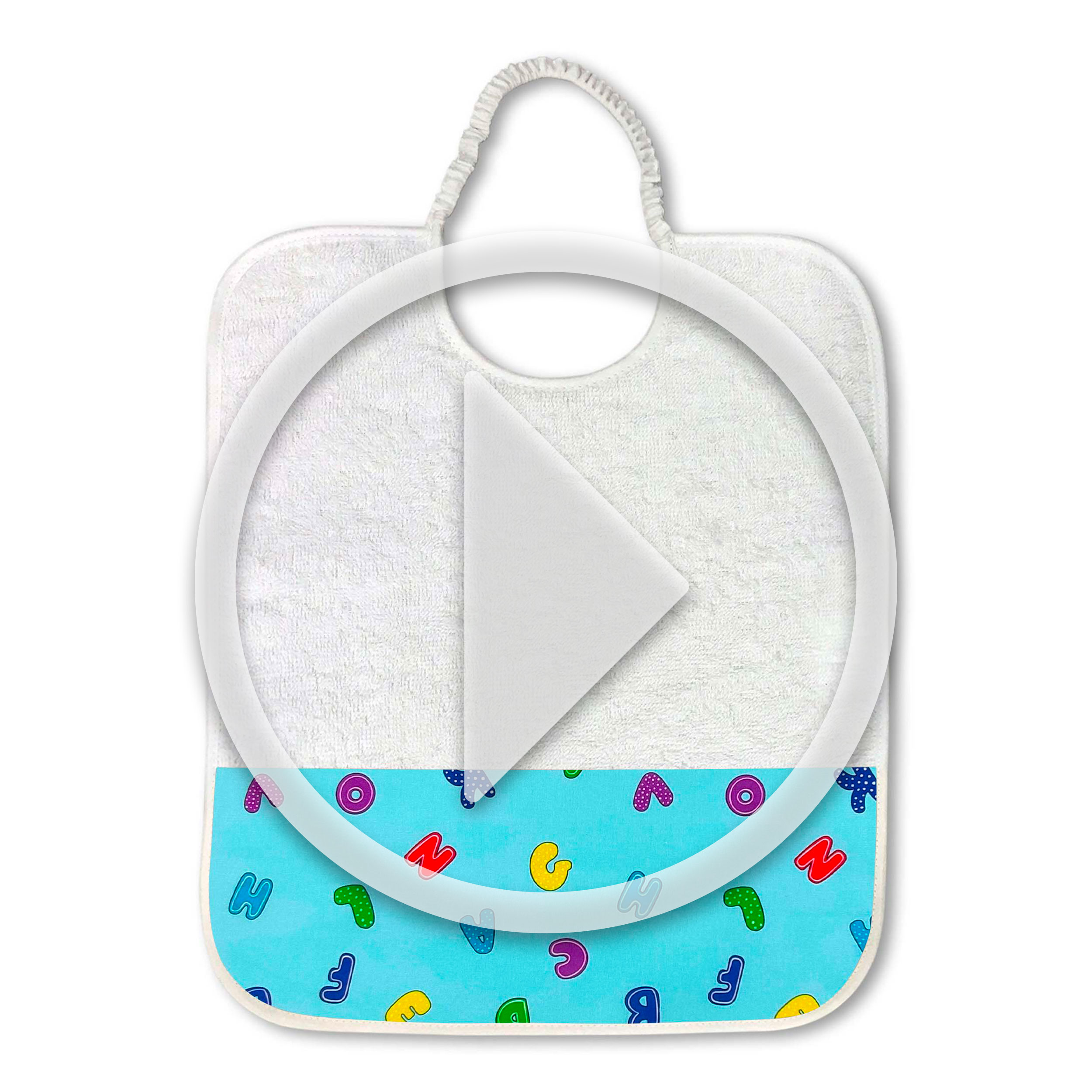Bib Alphabet Background Light Blue Image