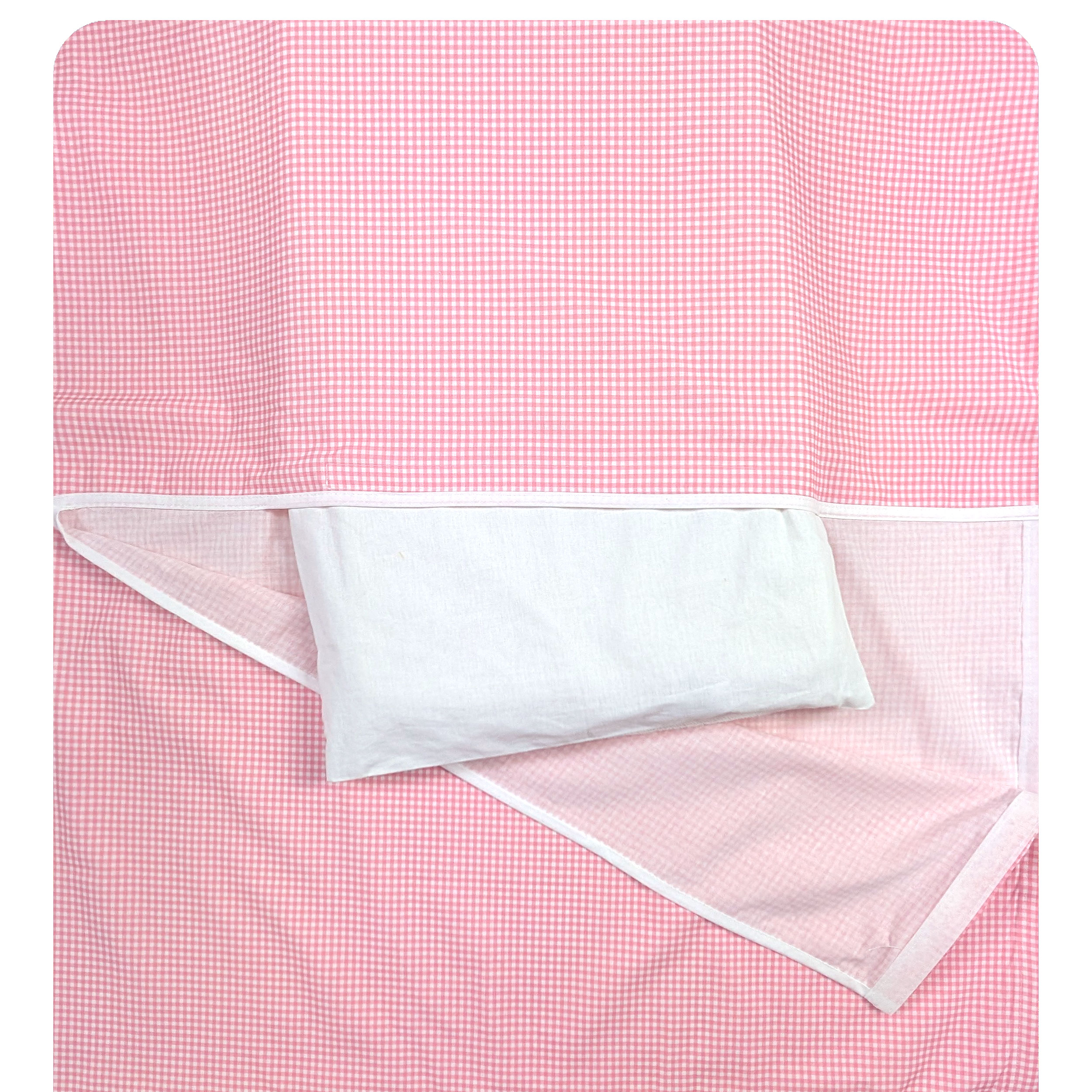 Saco de dormir de verano a cuadros rosa Image