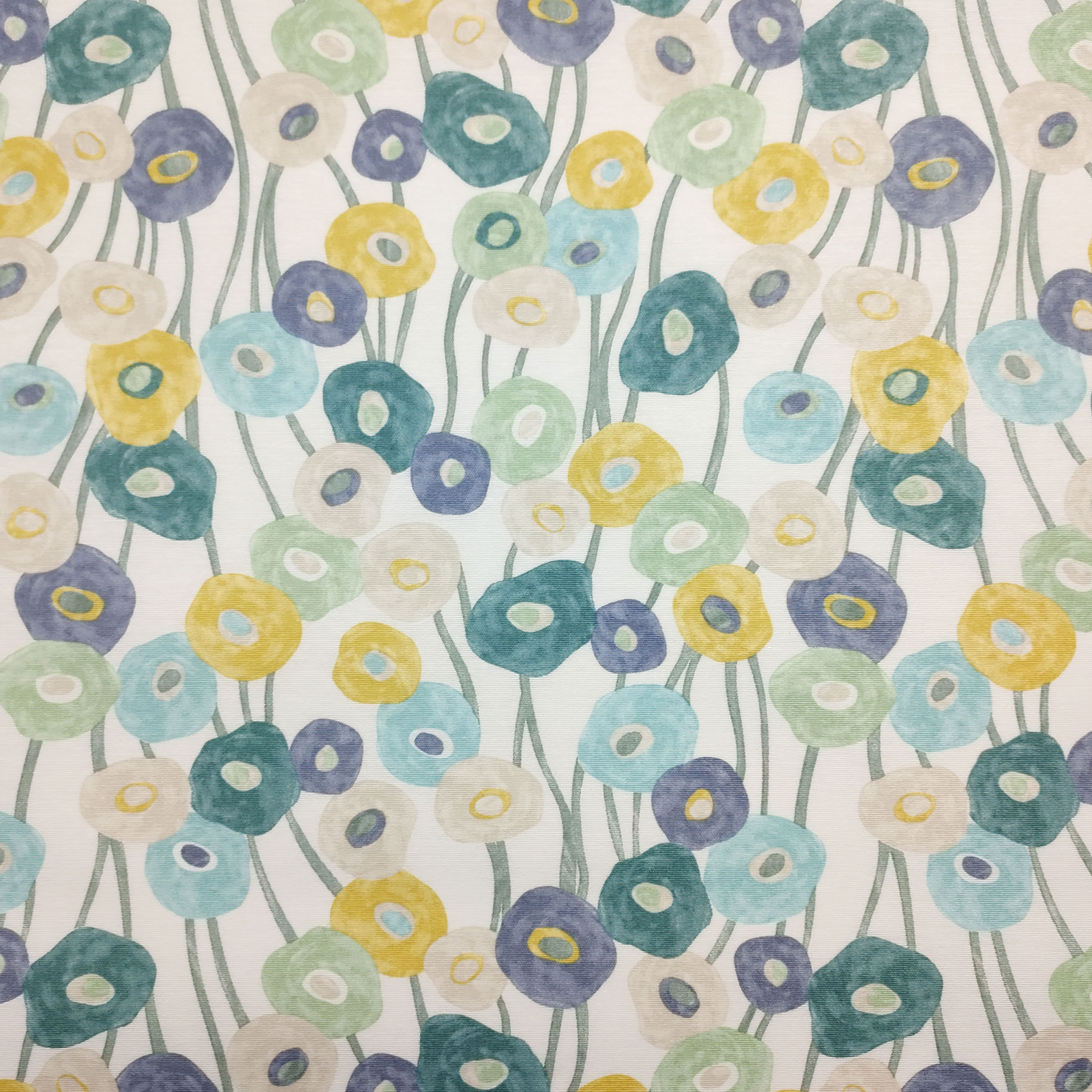Tissu pour nappe en résine Fleurs peintes