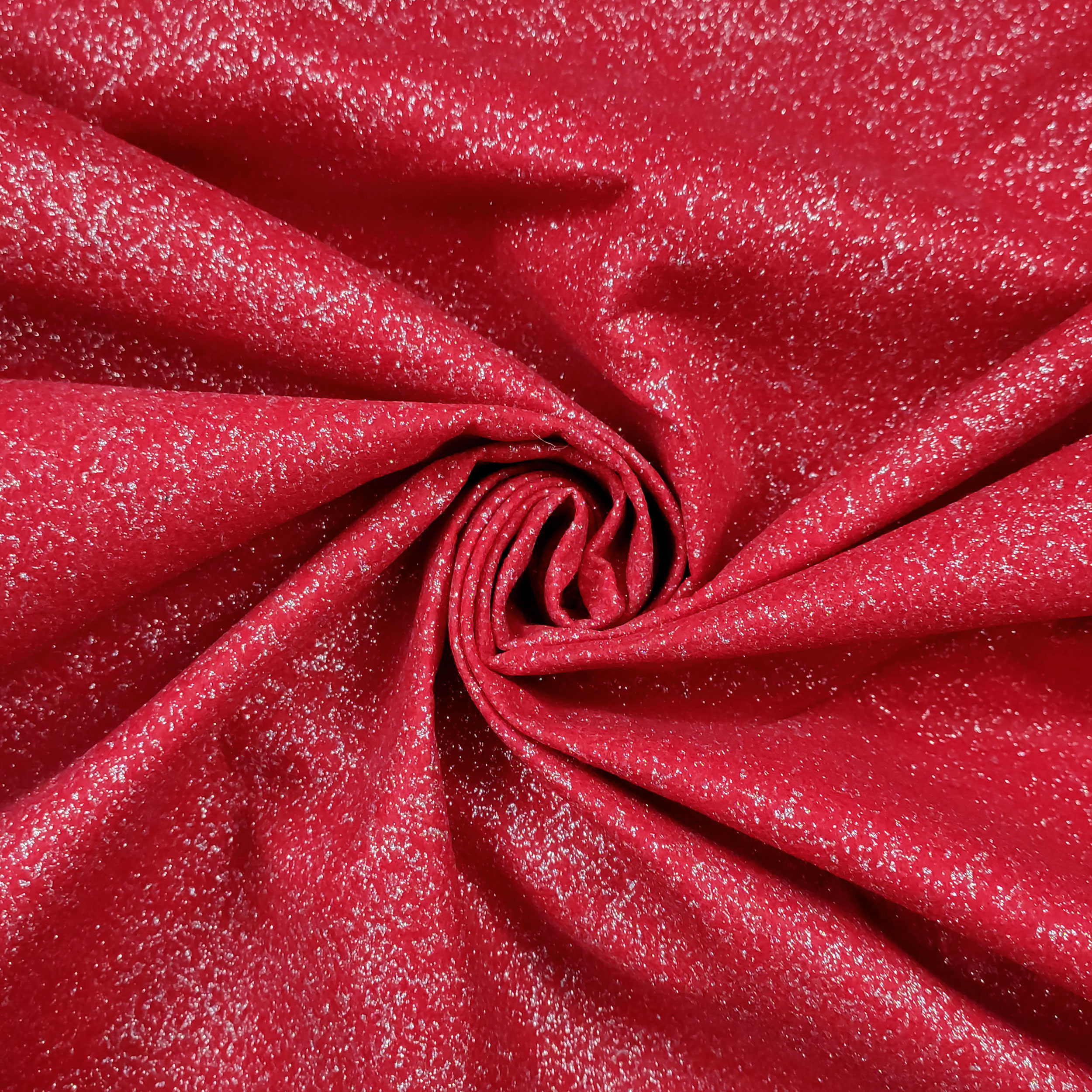 Pannolenci Solid Red Glitter Silver