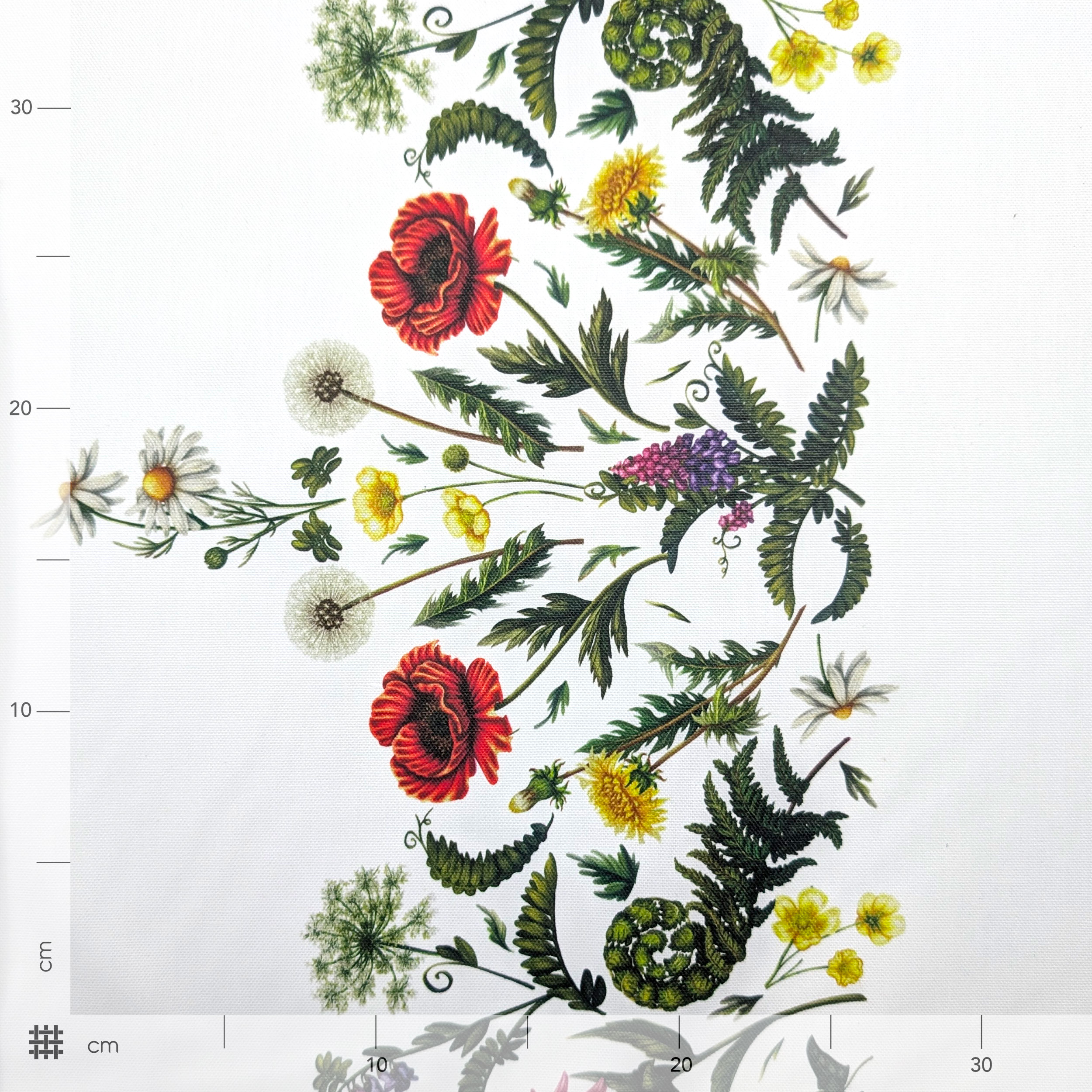 Fabric for Resin Tablecloth Floral Stretches Image