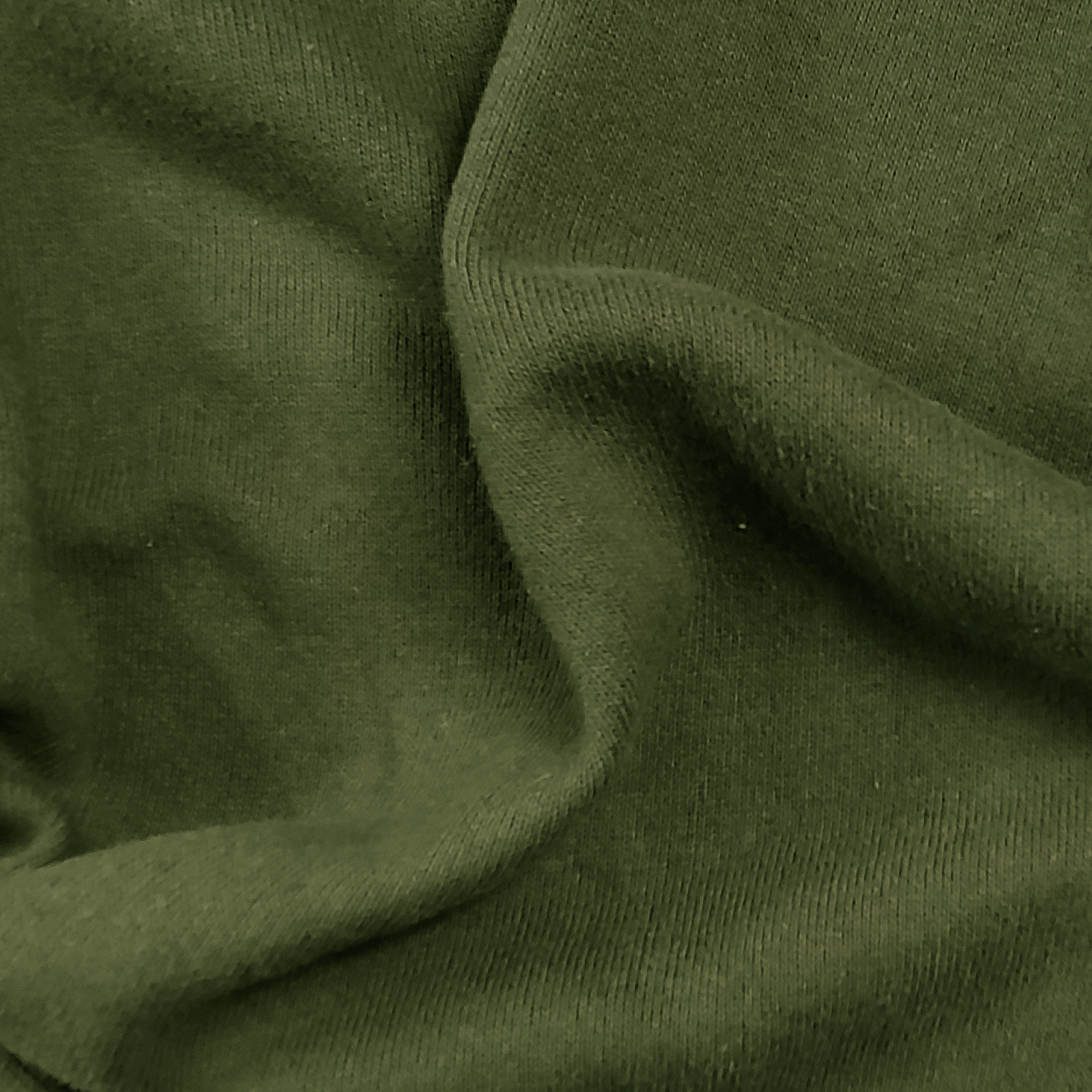 Jersey de coton mélangé double vert et gris
