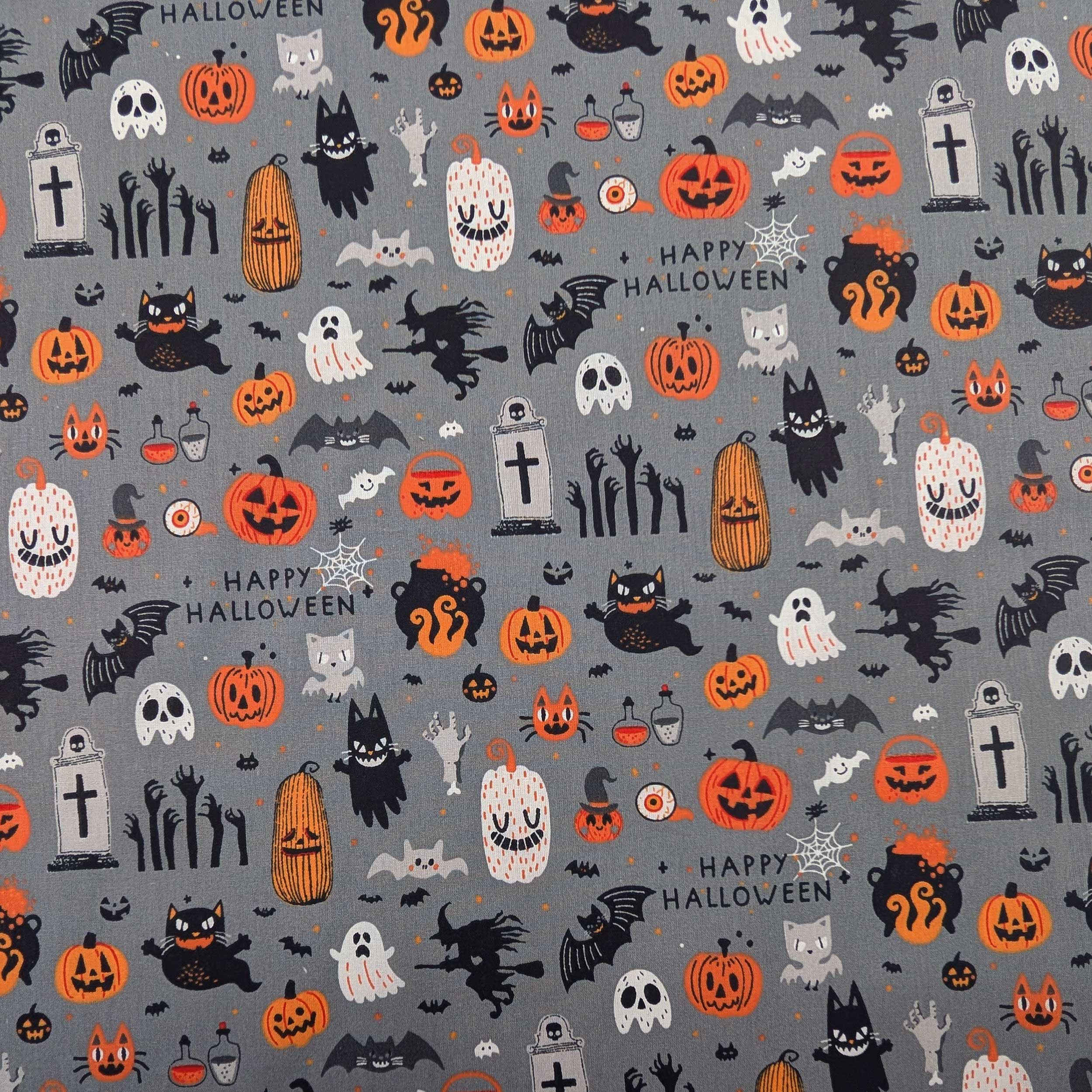 Joyeux Halloween Fantasy Cotton Image