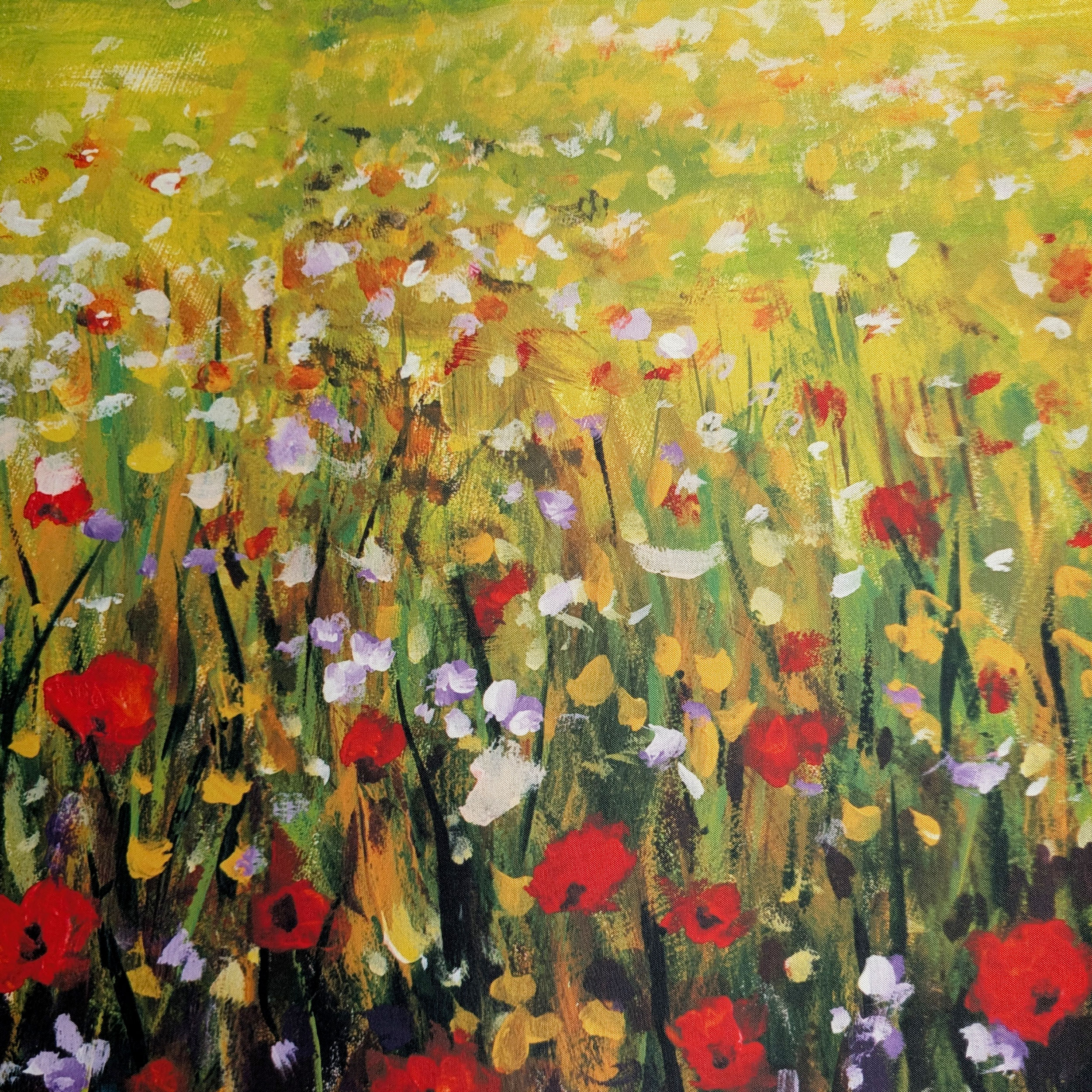Kitchen Pasadas with Painted Wildflowers Image