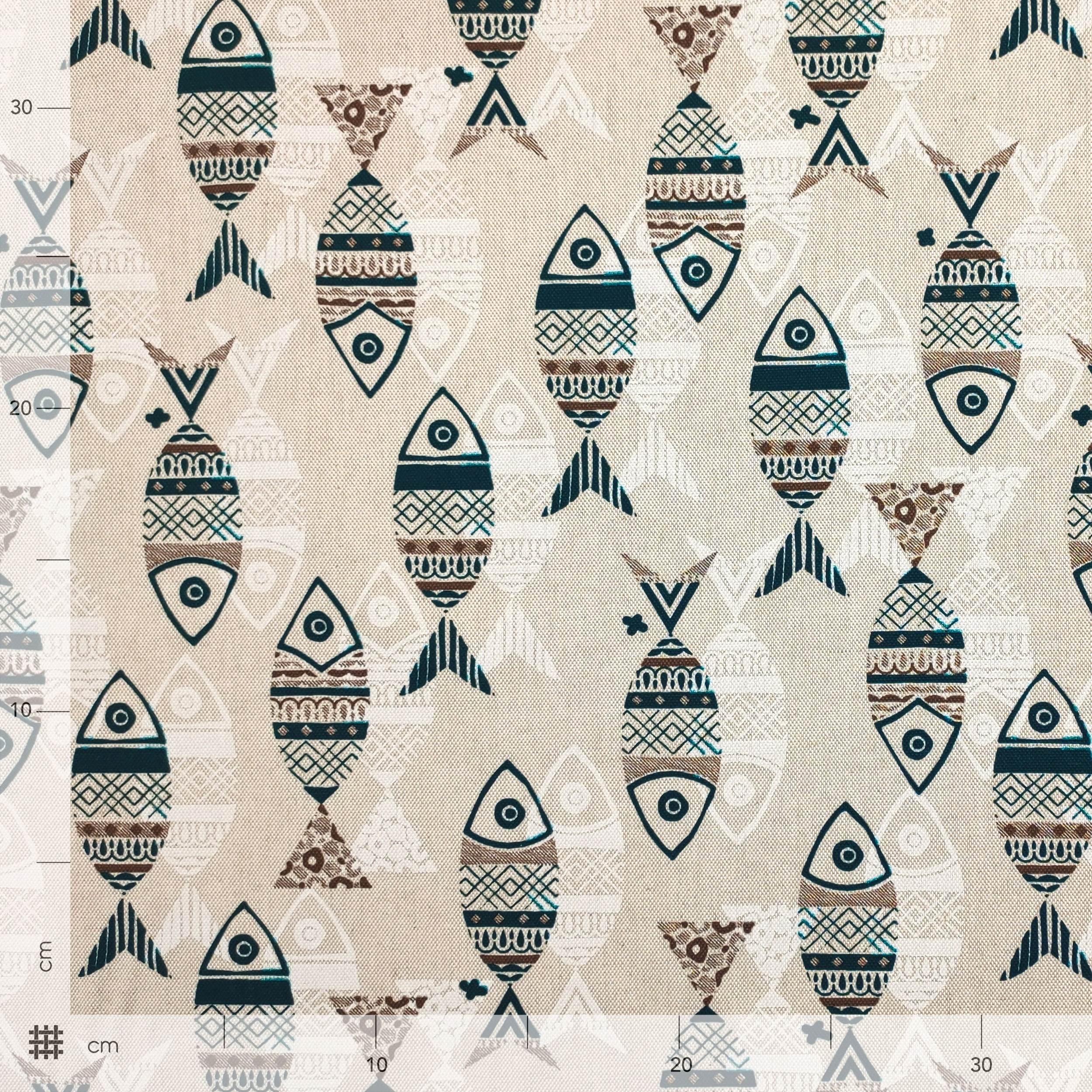 Panama Fish Background Beige