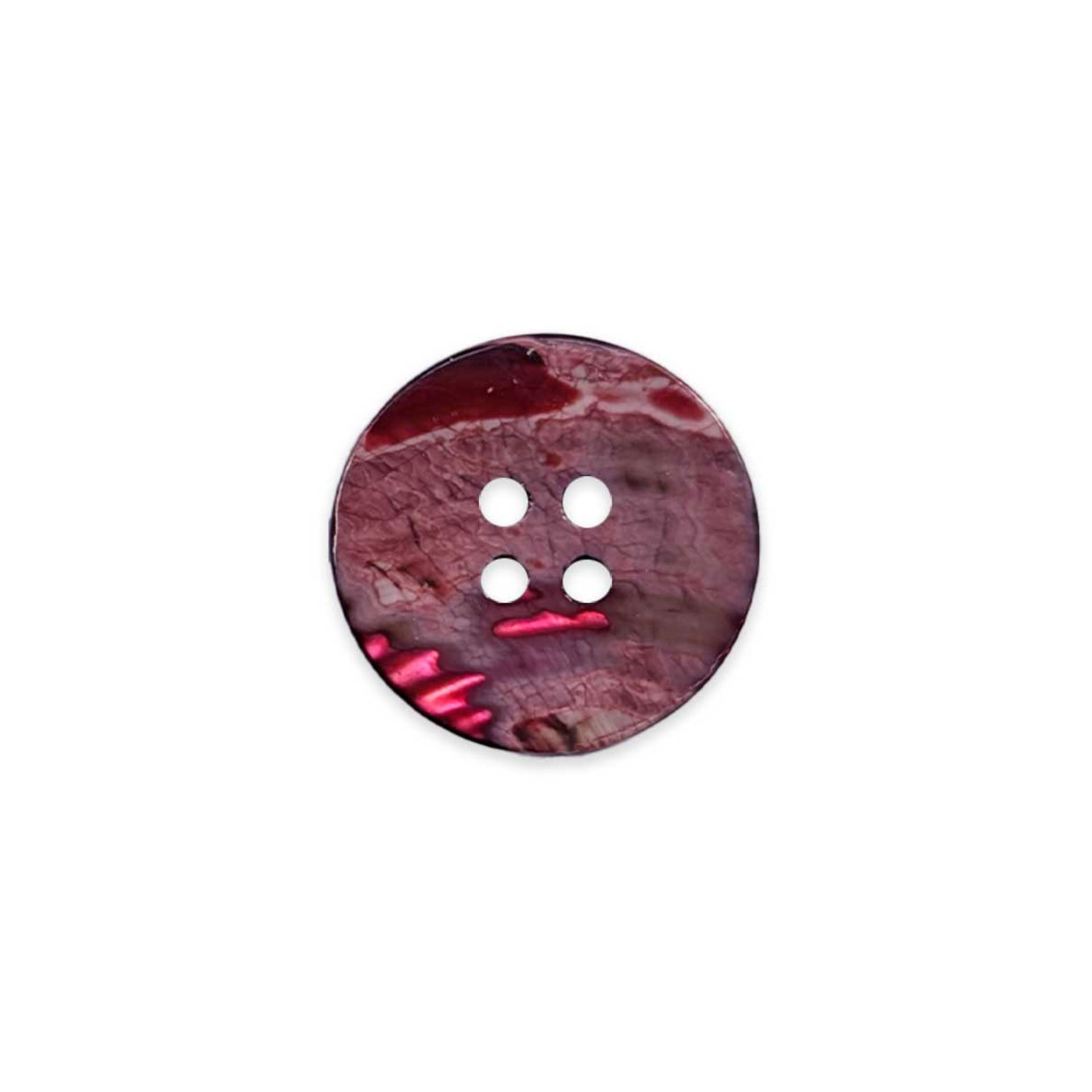 Mother-of-pearl button 4 holes Magenta Lin 32 Image