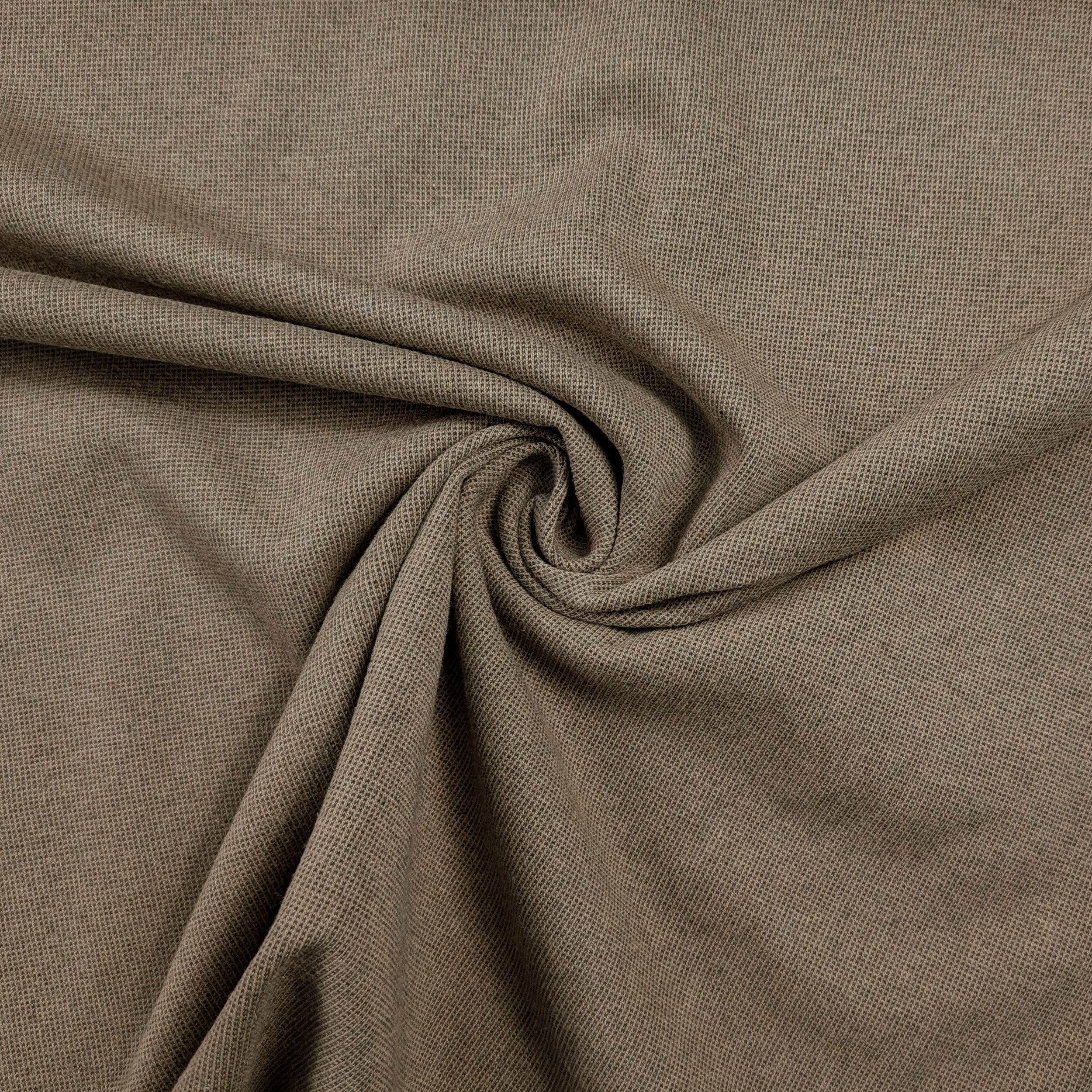 Punto Milano Plain Cotton Dark Beige Image