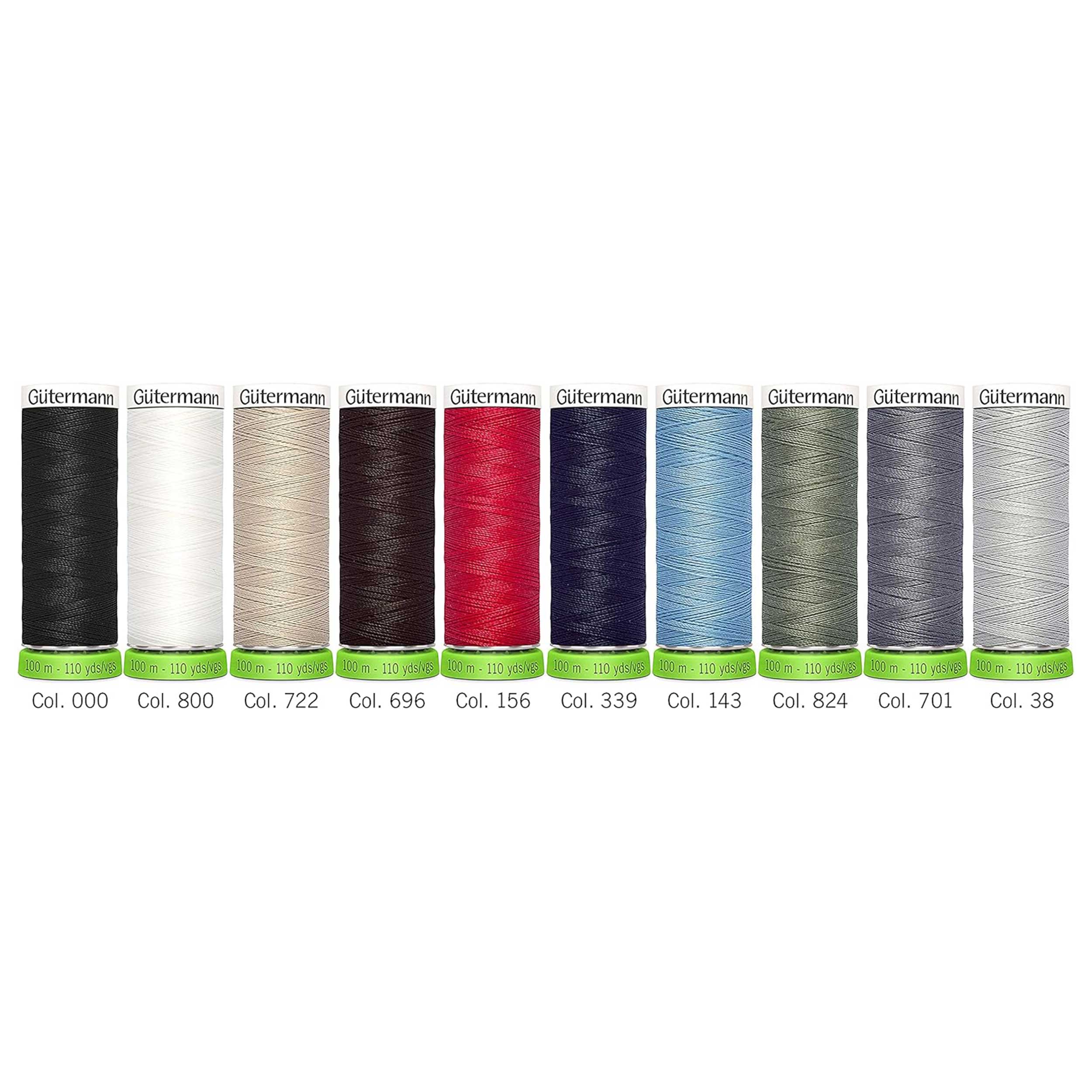 Gutermann Creative Stitching rPET 10 Spools Image