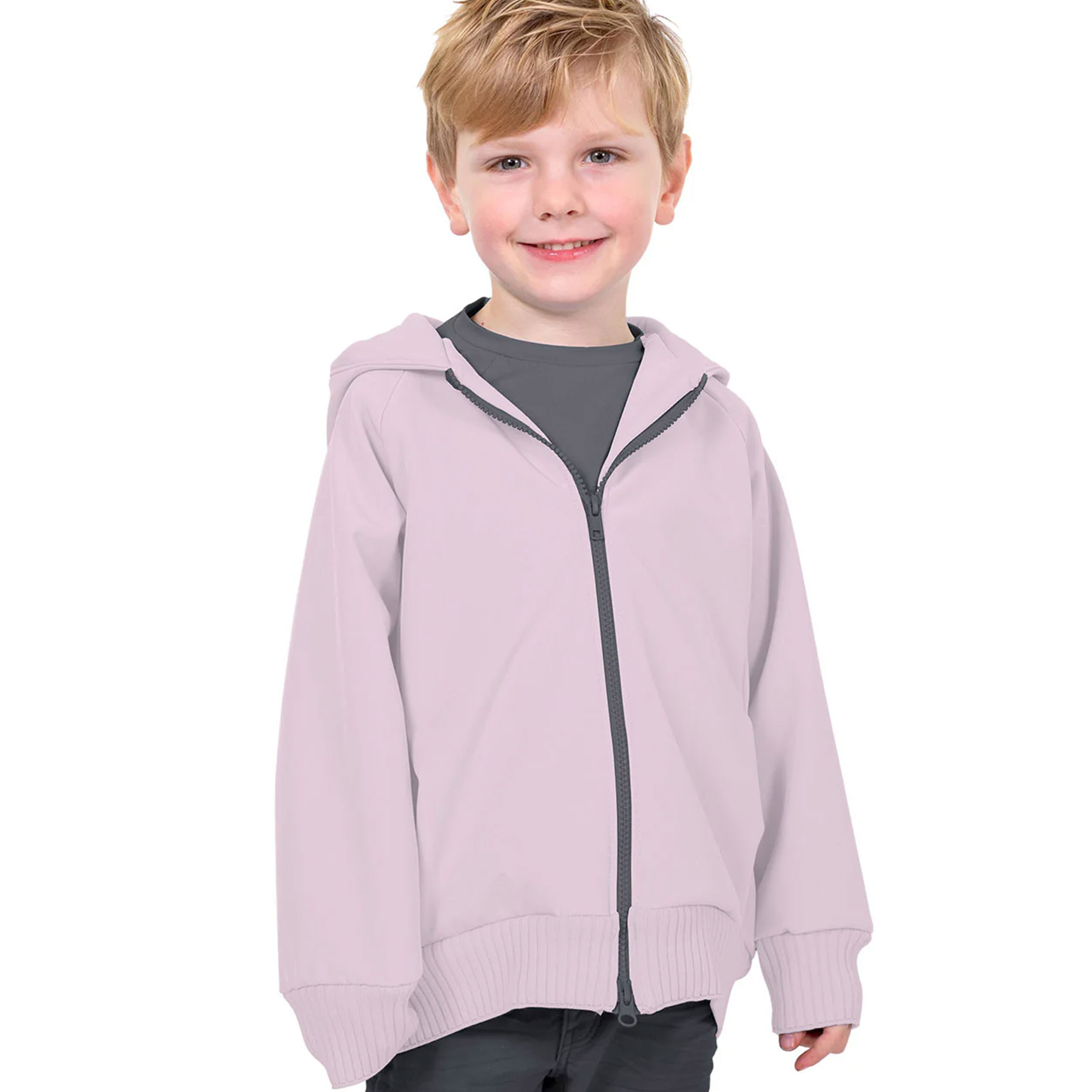 Pink Softshell water-repellent fabric