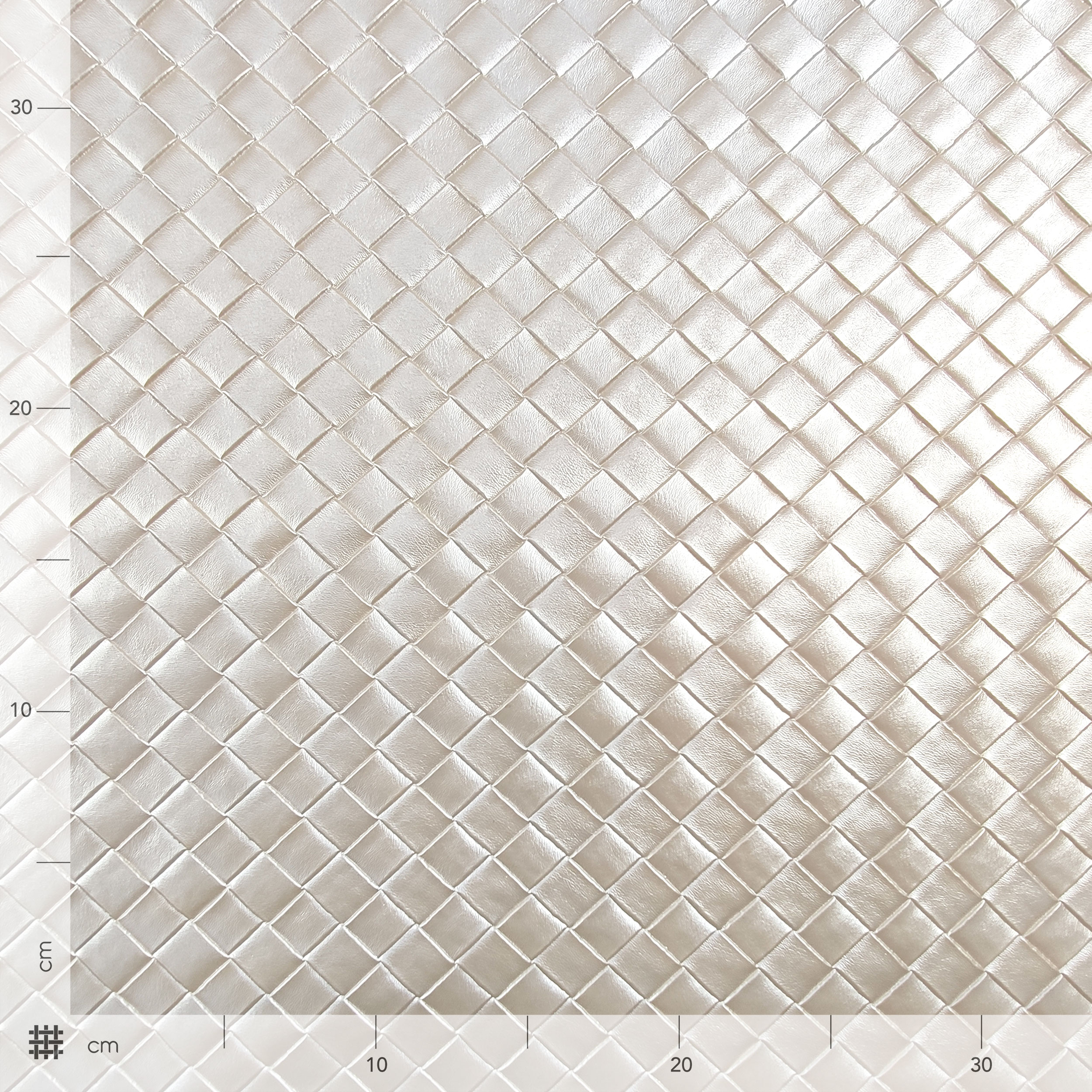Basket Weave Upholstery Faux Leather Image