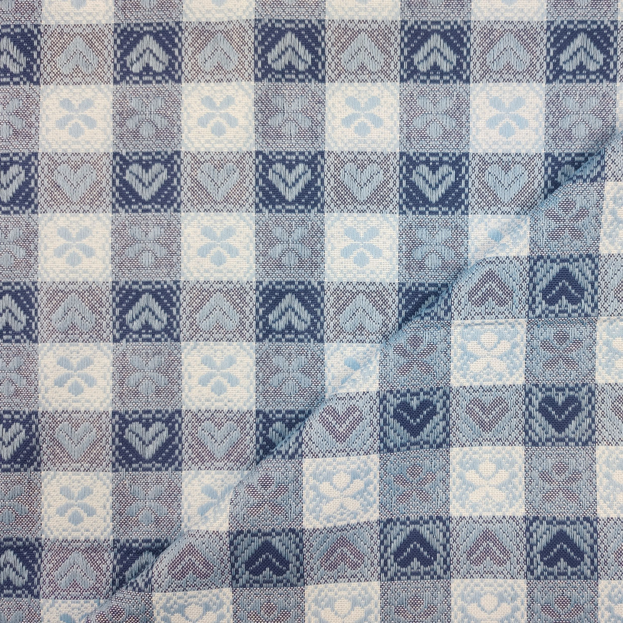 Tissu de nappe tyrolienne teintée au fil Image