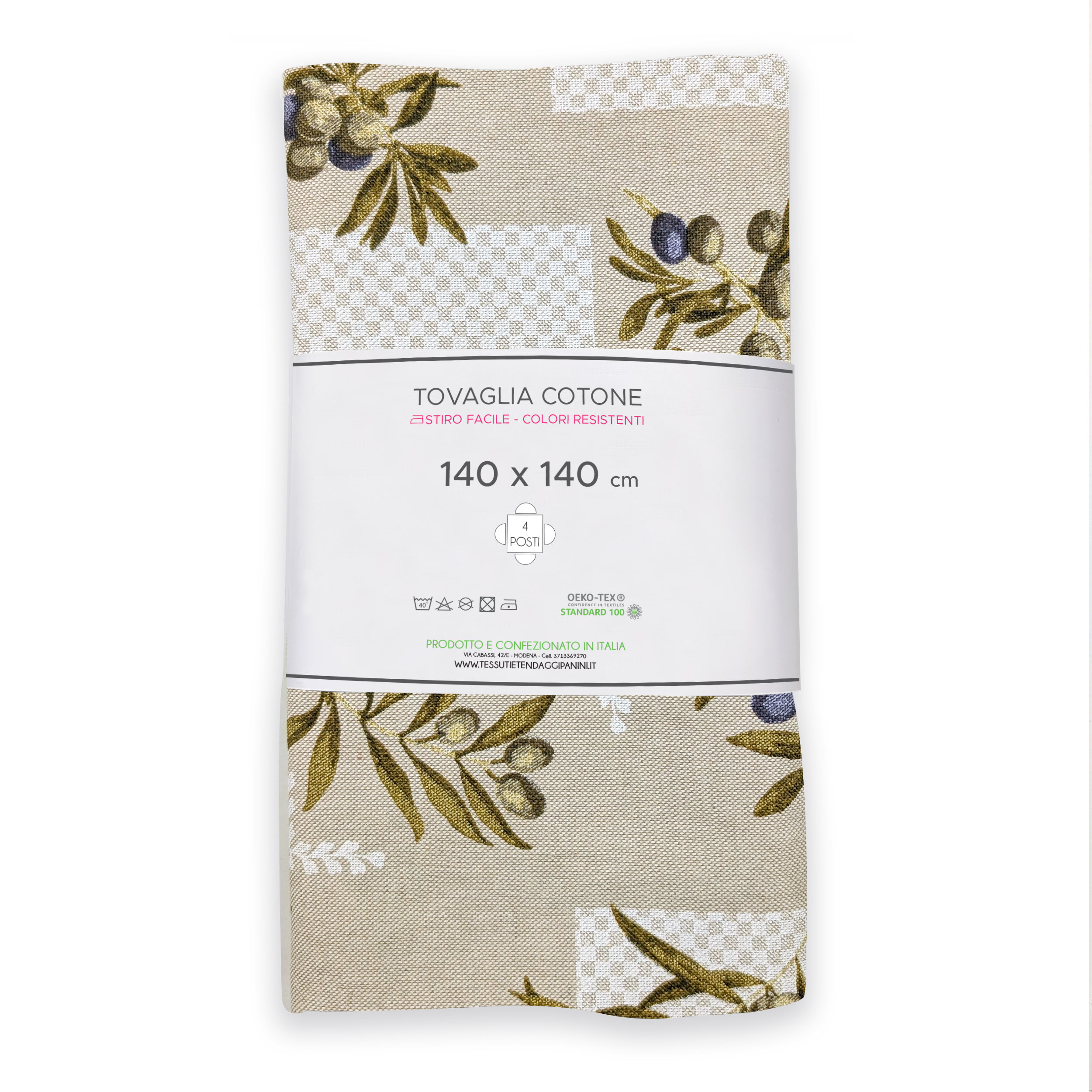 Packaged Tablecloth Olive Image