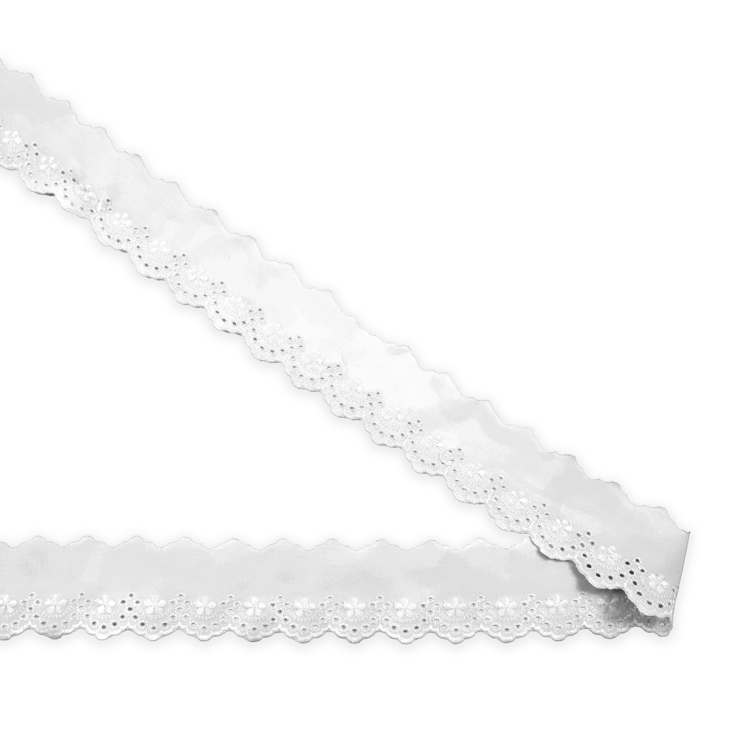 Sangallo Border Prym Floral White