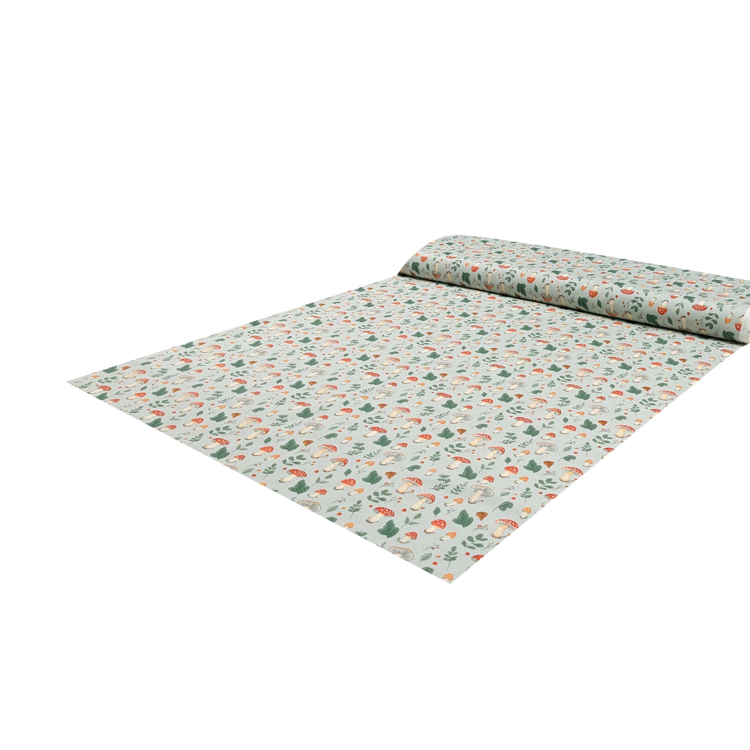 Forest Mushroom Cotton Poplin Image