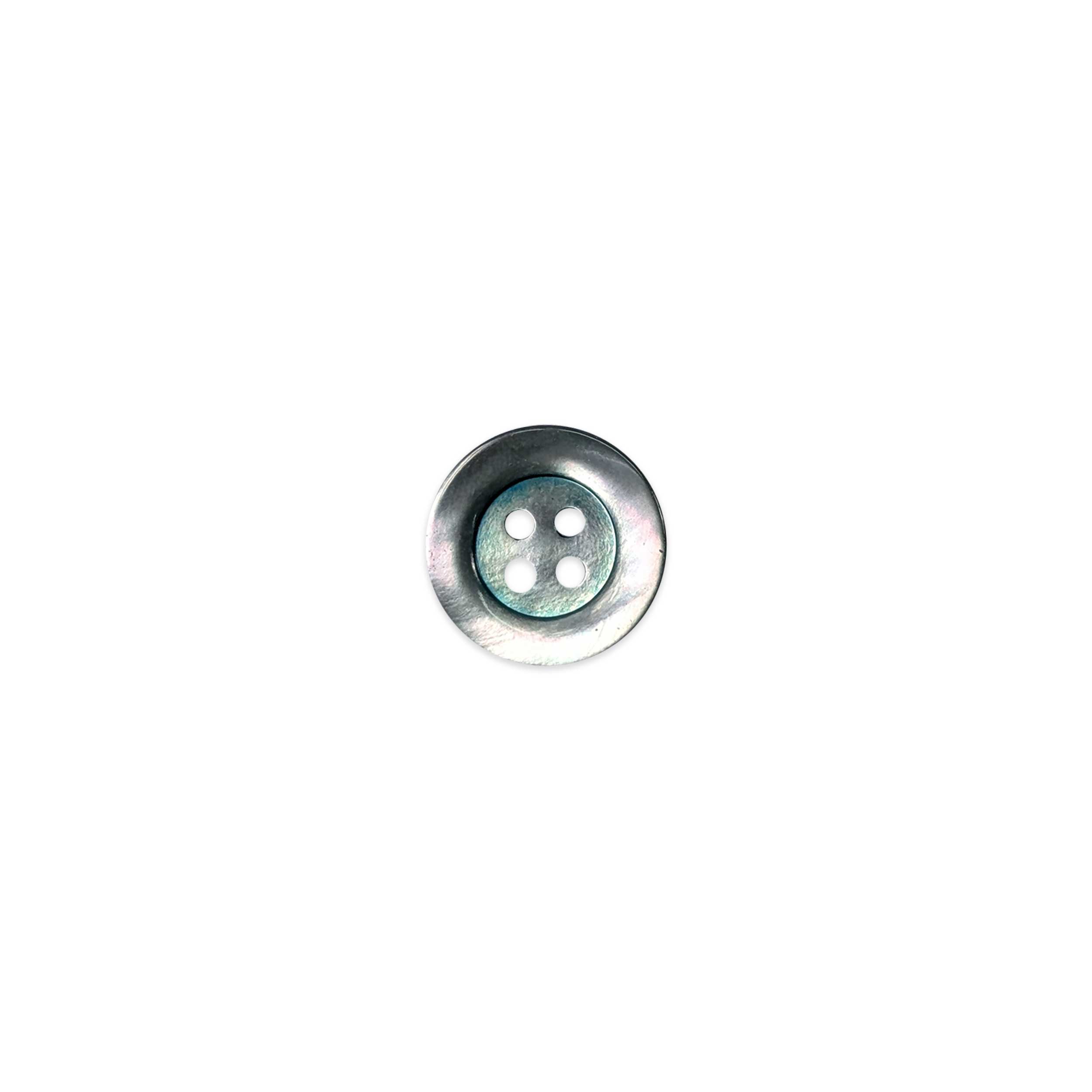 Mother-of-Pearl Button 4 Holes Holographic Grey Lin 32 Image