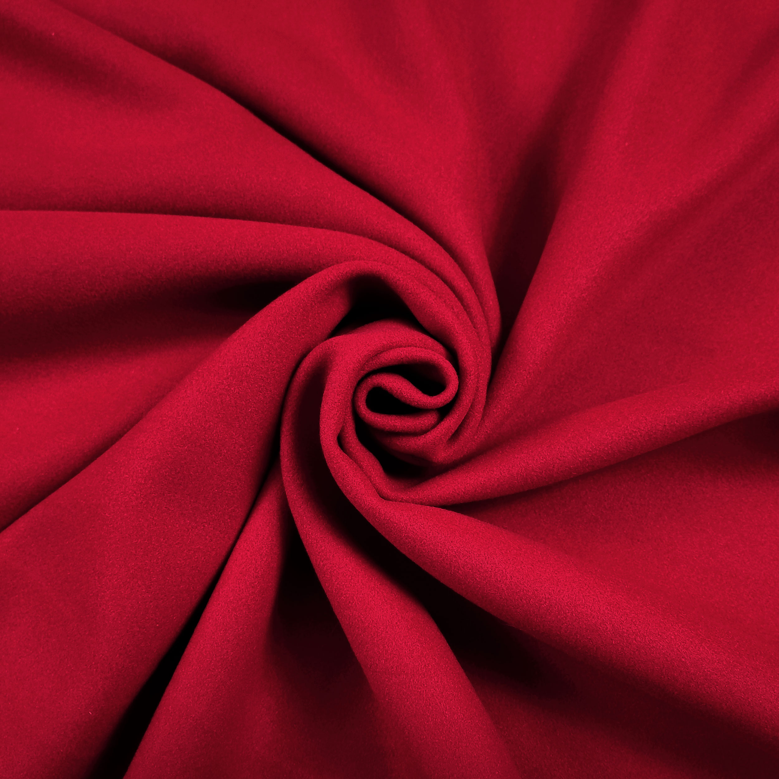 Manteau d'hiver rouge extensible de couleur unie Image