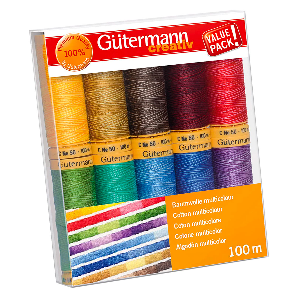 Hilo de algodón Gutermann 10 bobinas