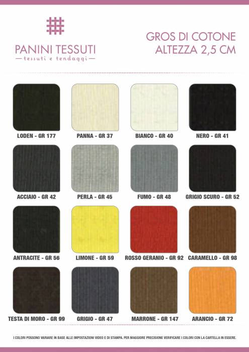 Coton gros grain