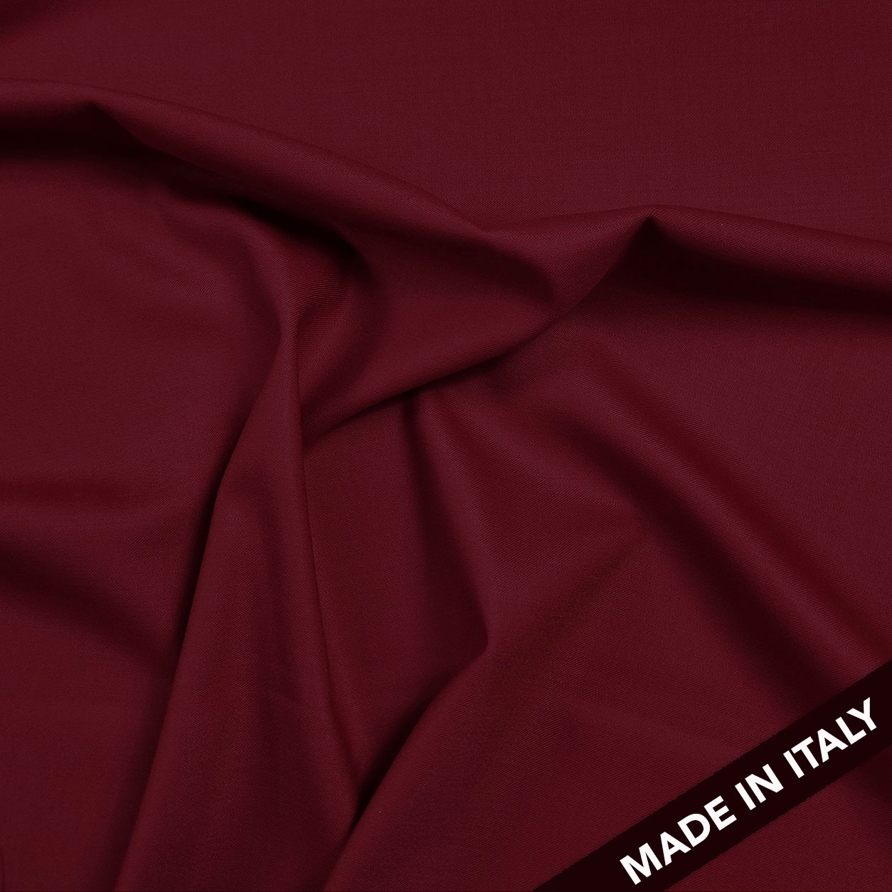 Bordeaux Stretch Wool Satin Image