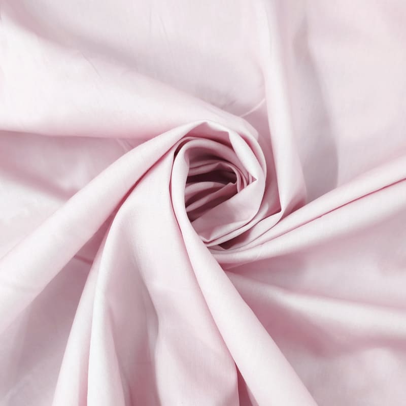 Découpe en popeline de coton rose 50x150 cm Image