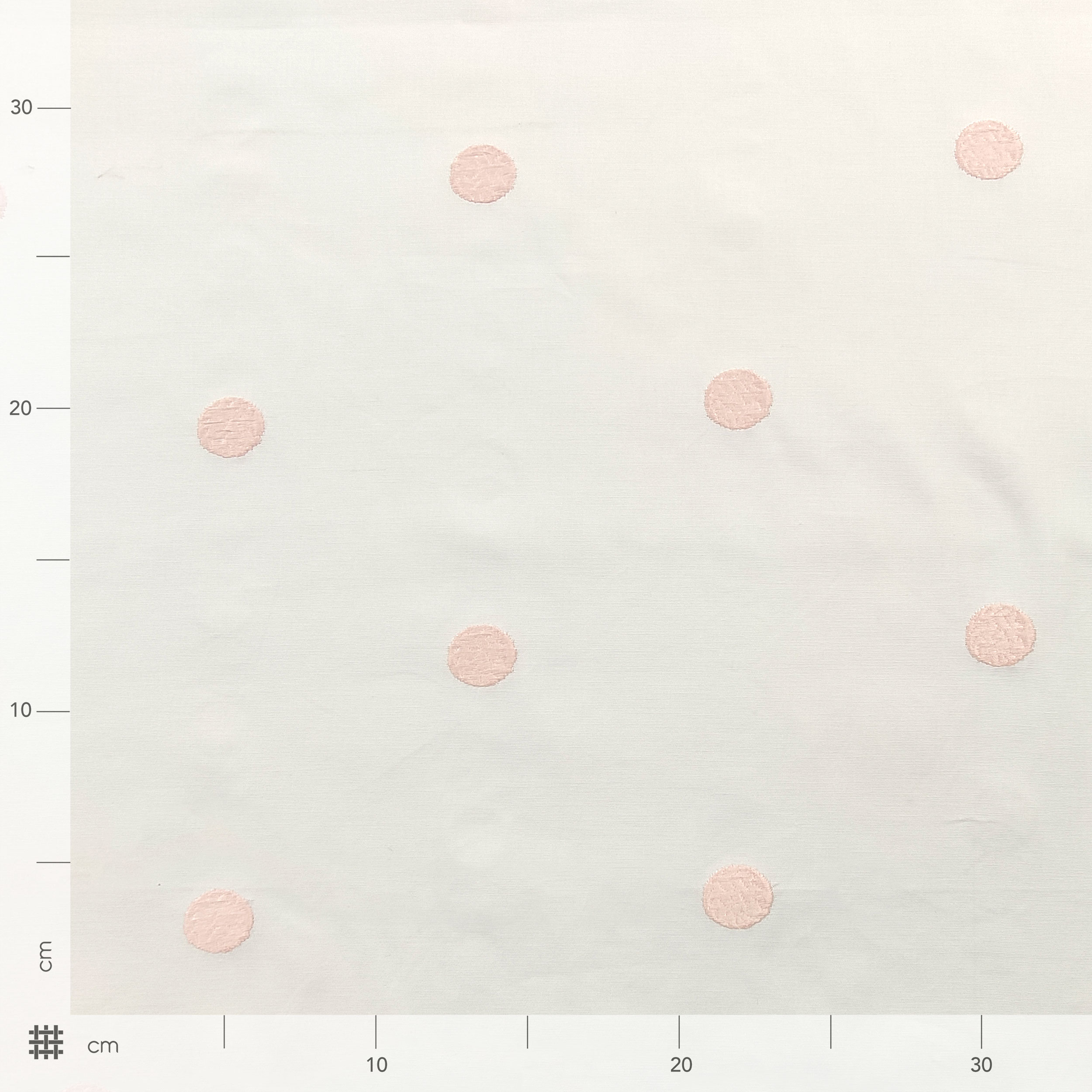 Stretch Cotton Polka Dot Embroidery