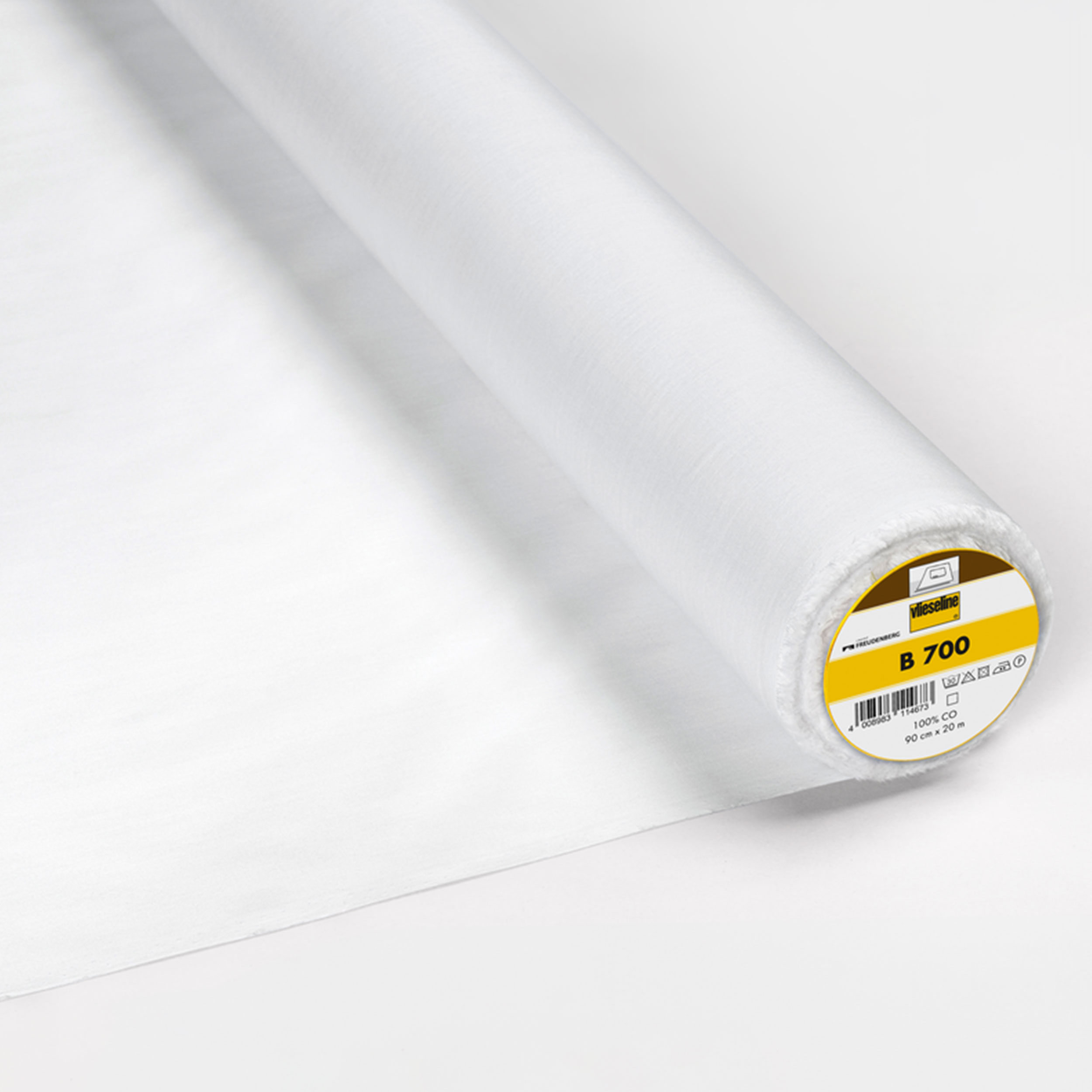 Entoilage en coton thermocollant B700 blanc Image