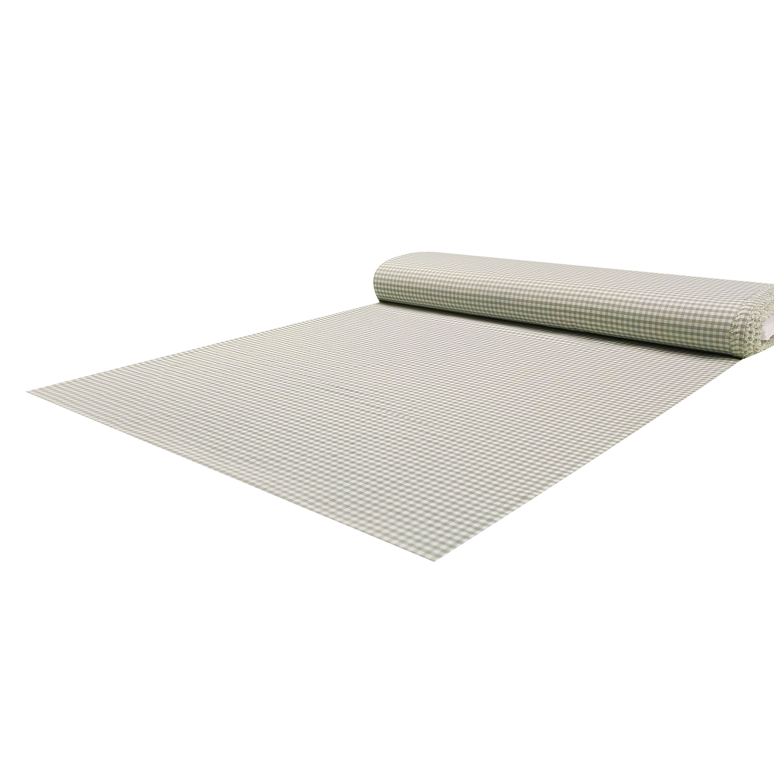 Baumwollmischung Tischtuch Stoff Mini Squares Salbei