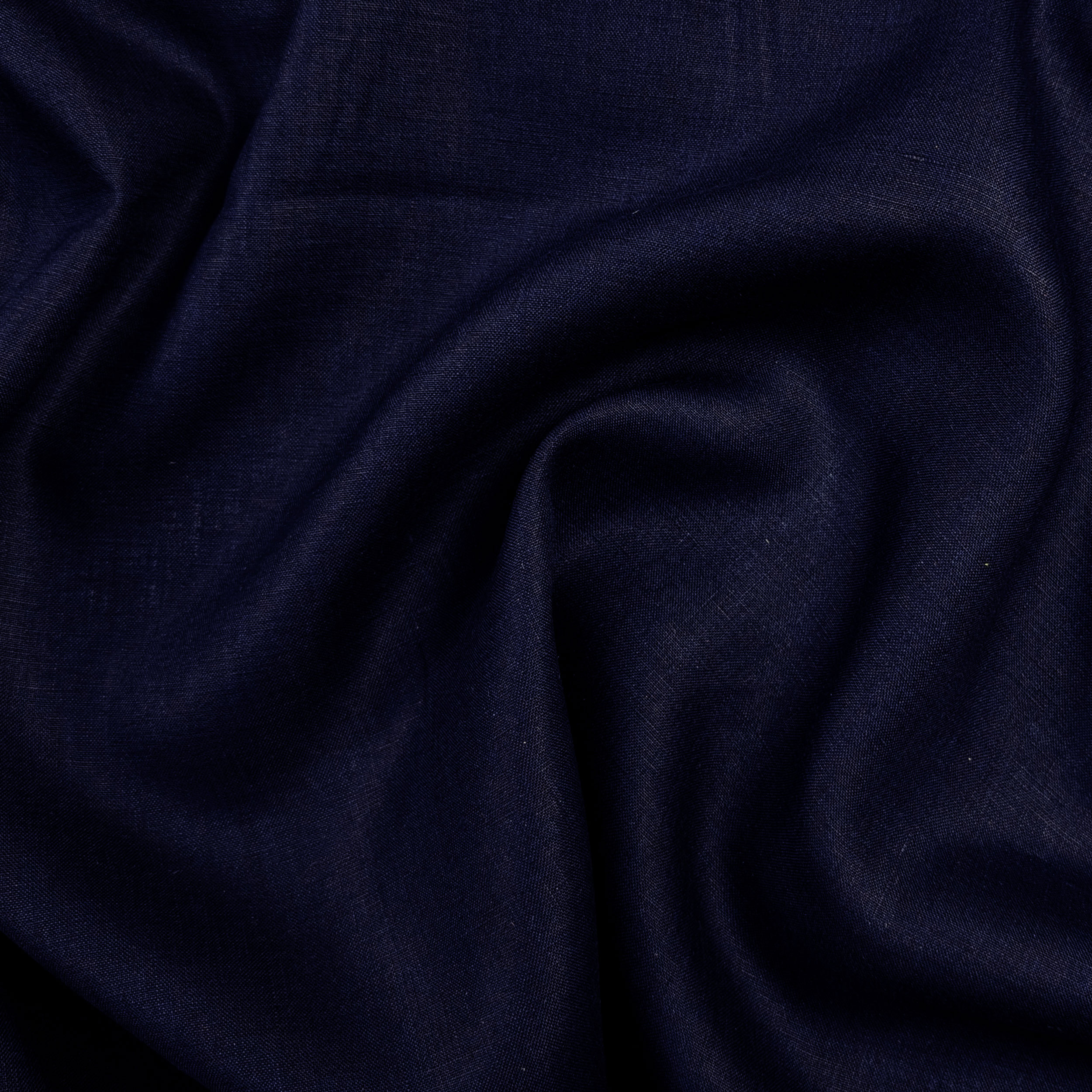 Pure Linen, Dark Blue Fashion Image