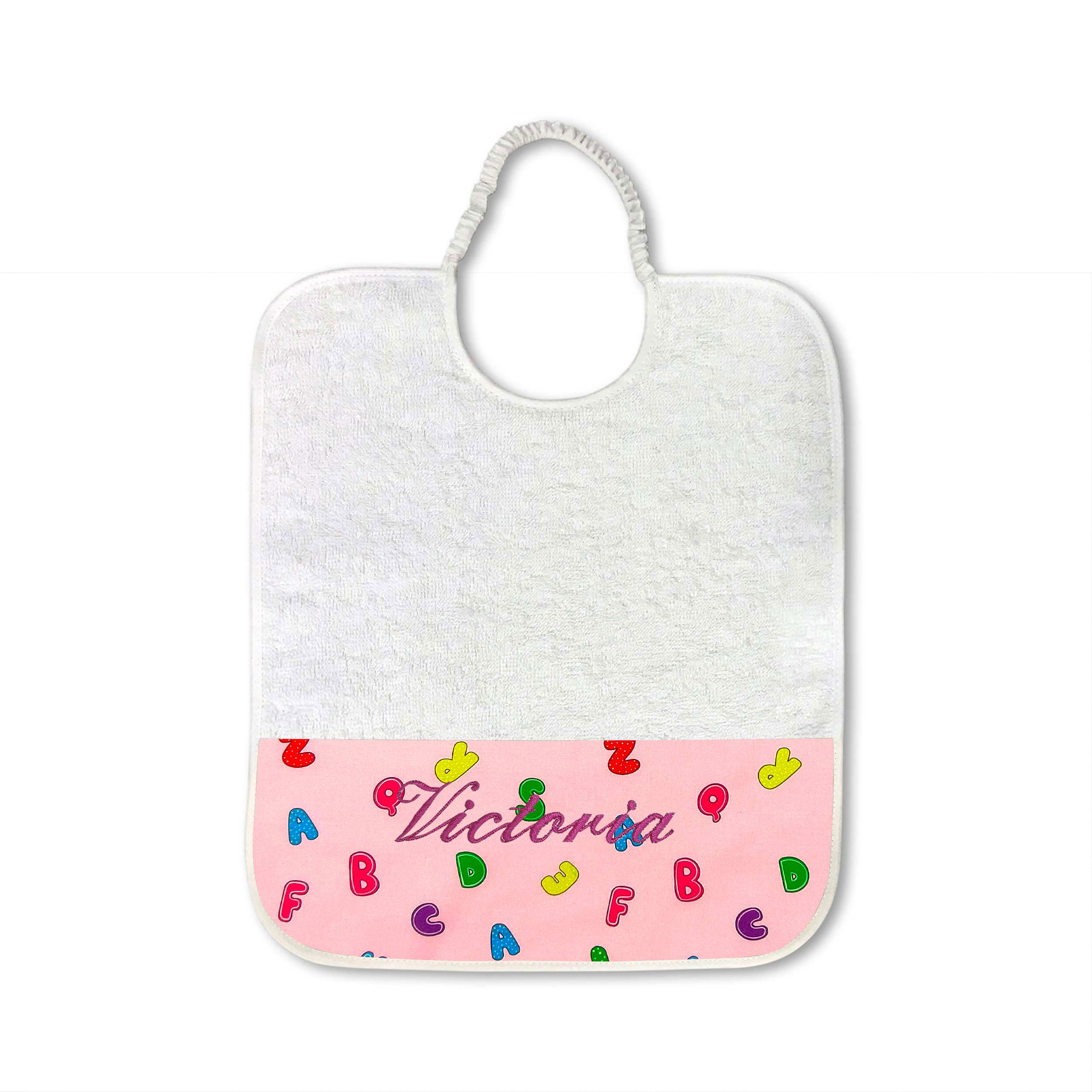 Bib Alphabet Background Pink Image