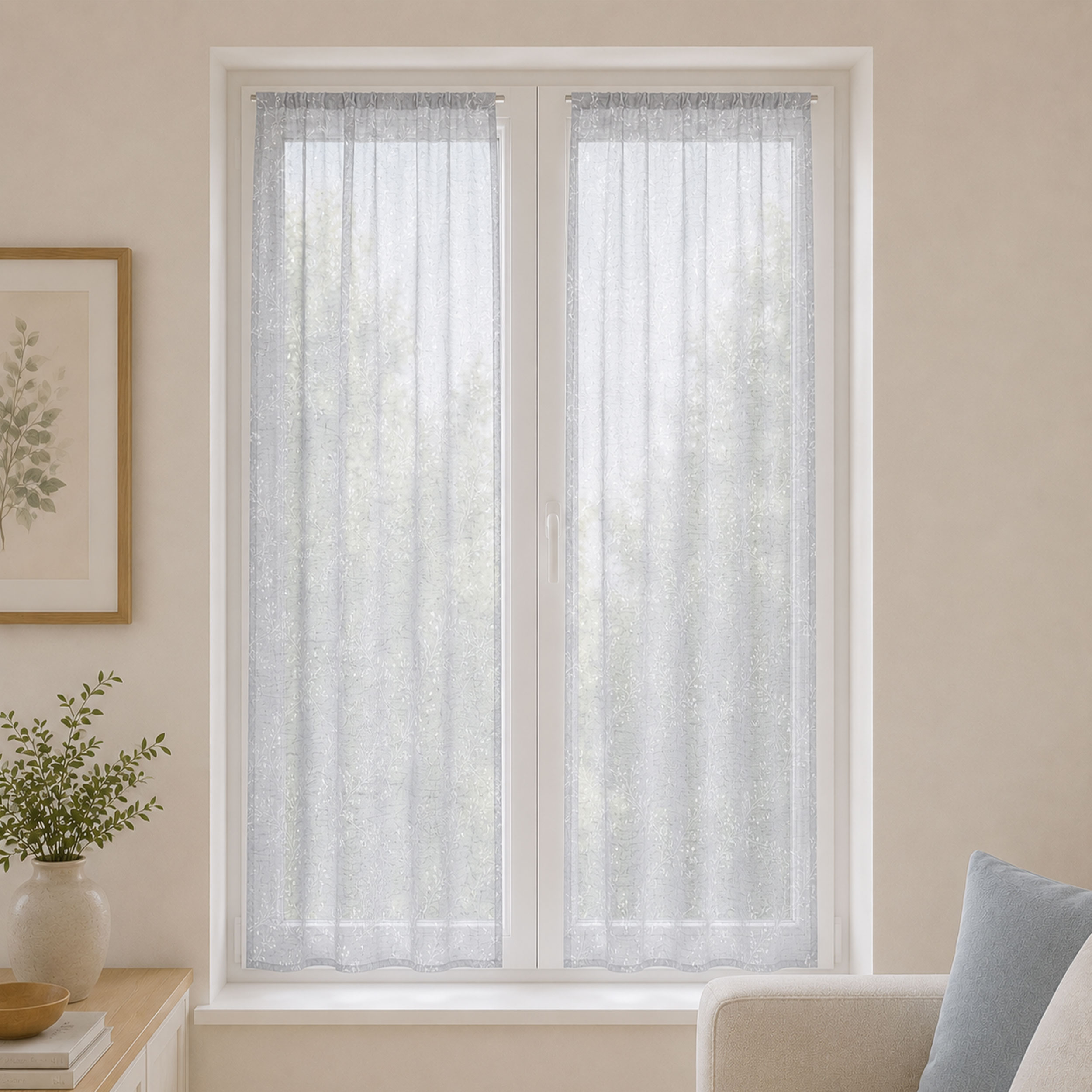Packaged Curtain Diana Grey Image