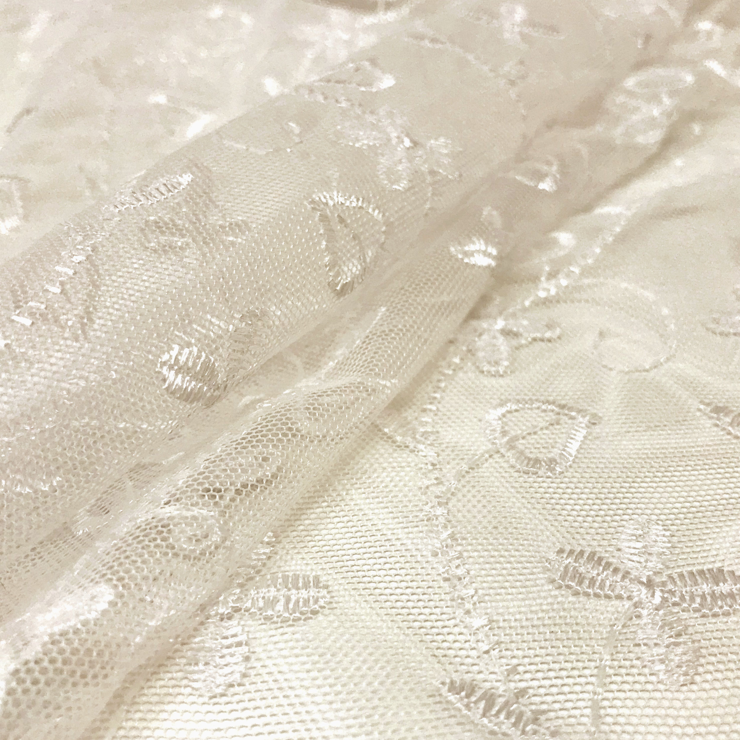 Scampolo Fabric Curtain Lace Ariadne 150x295 cm Image