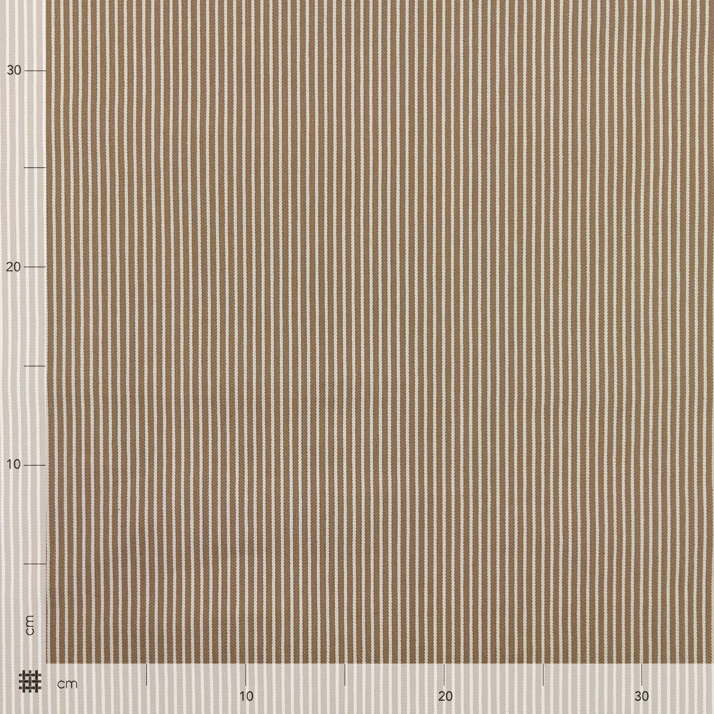 Denim Beige Rayures verticales blanches Image