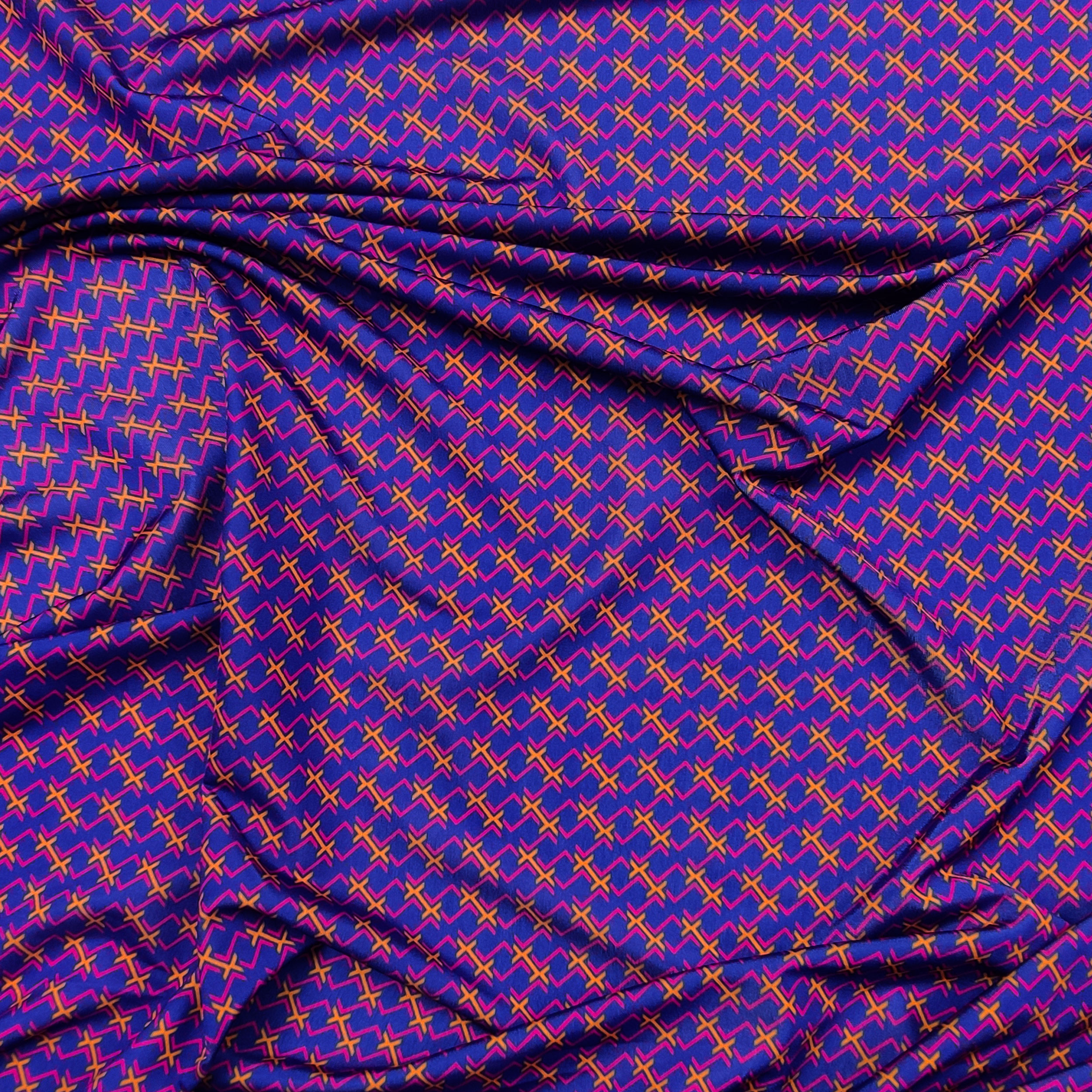 Tejido de punto Geometry Pattern Optical Coloured