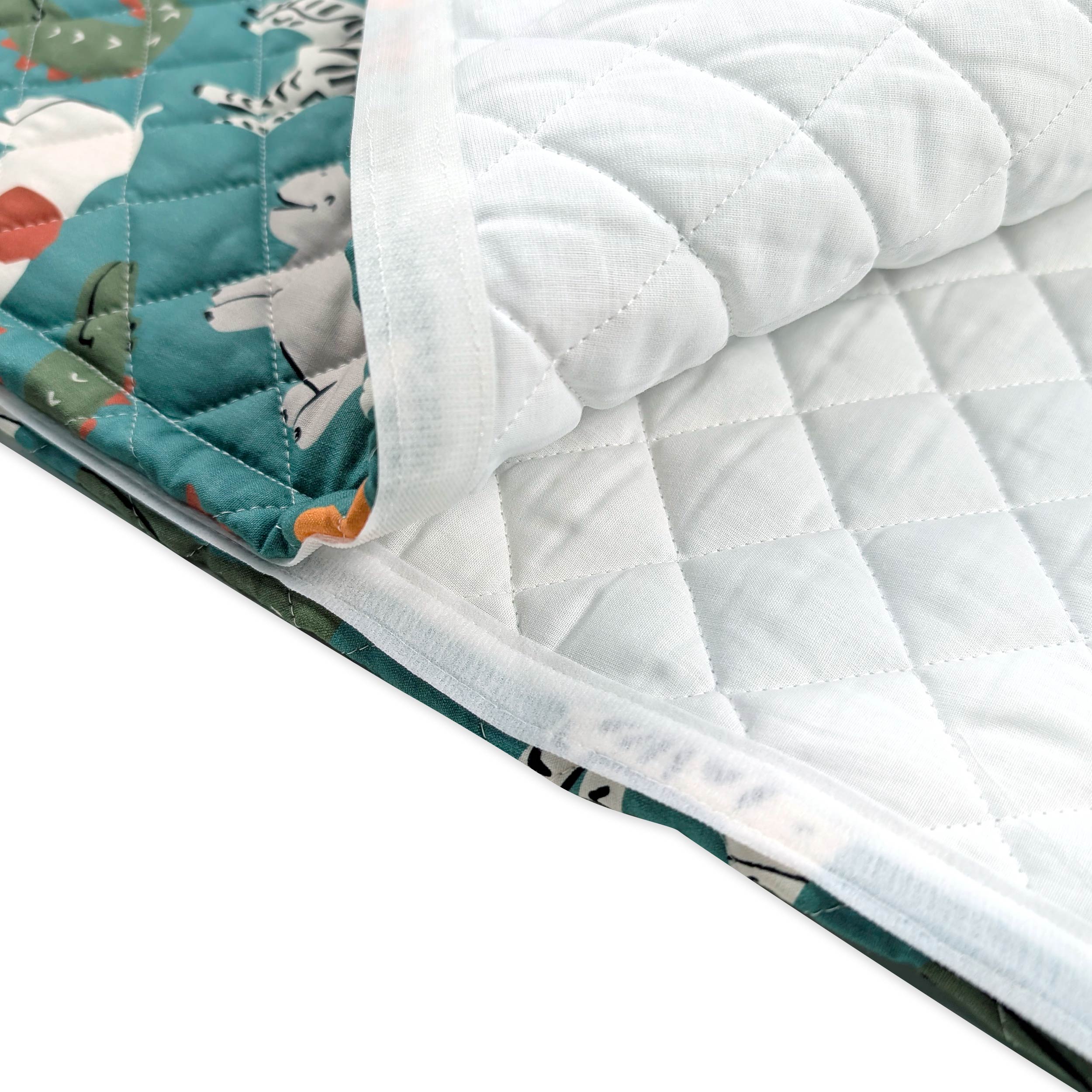 Sleeping Bag Savannah Animals Green Background Image
