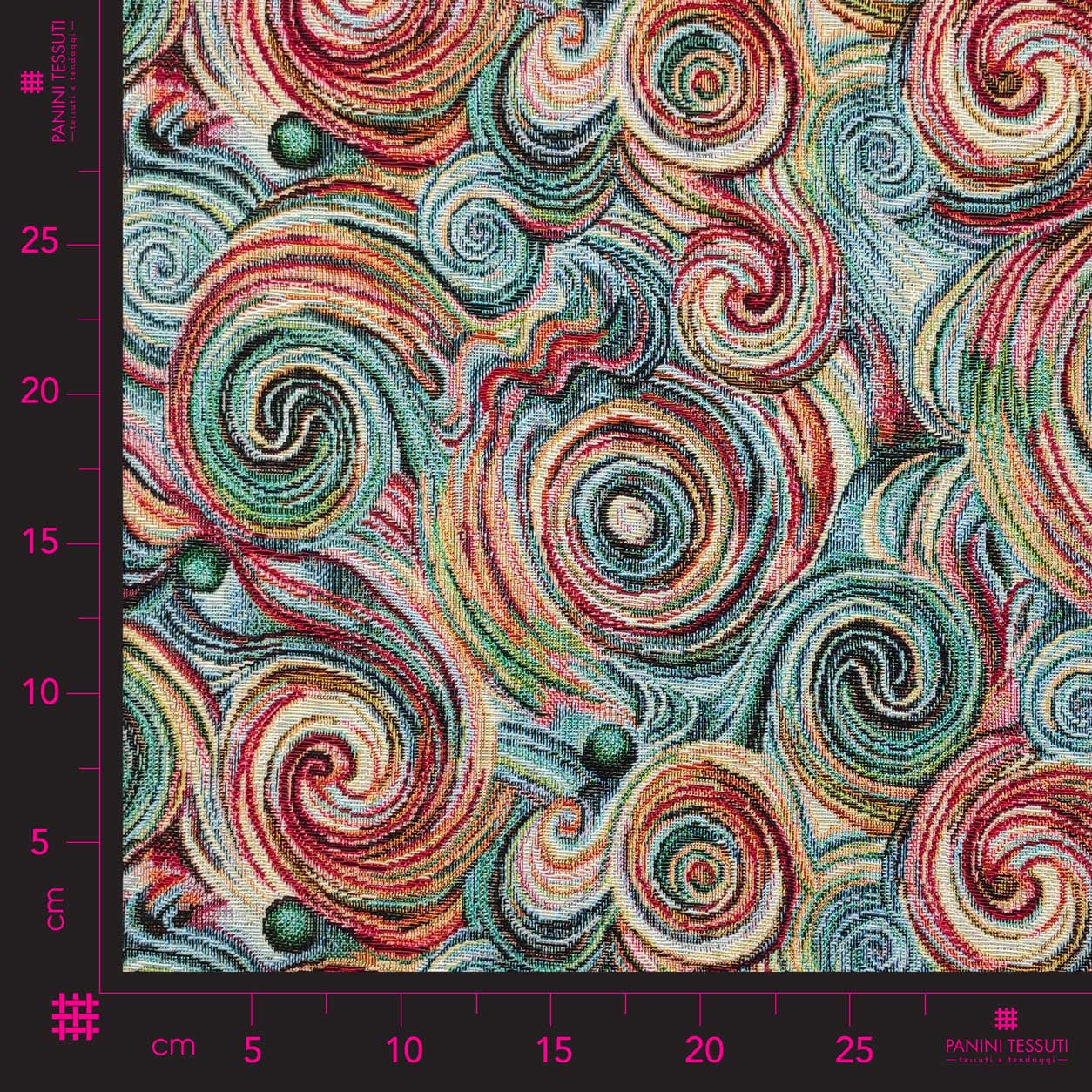 Tela Gobelin Espirales abstractas