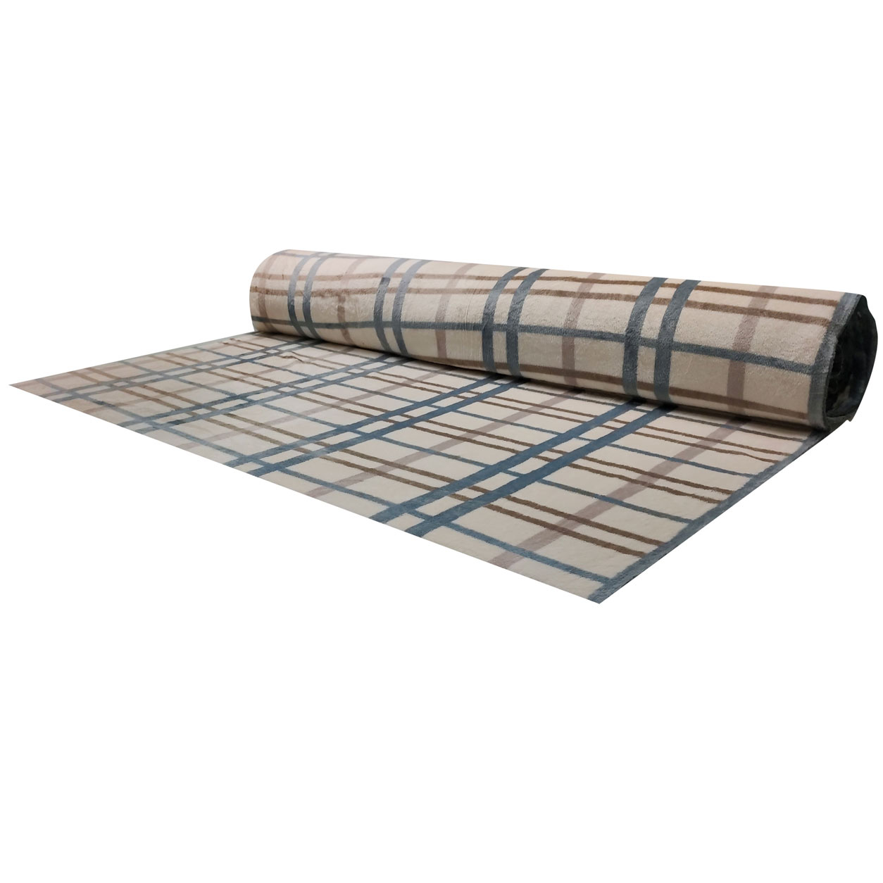 Polaire Main Cachemire Base Plaid Beige Image