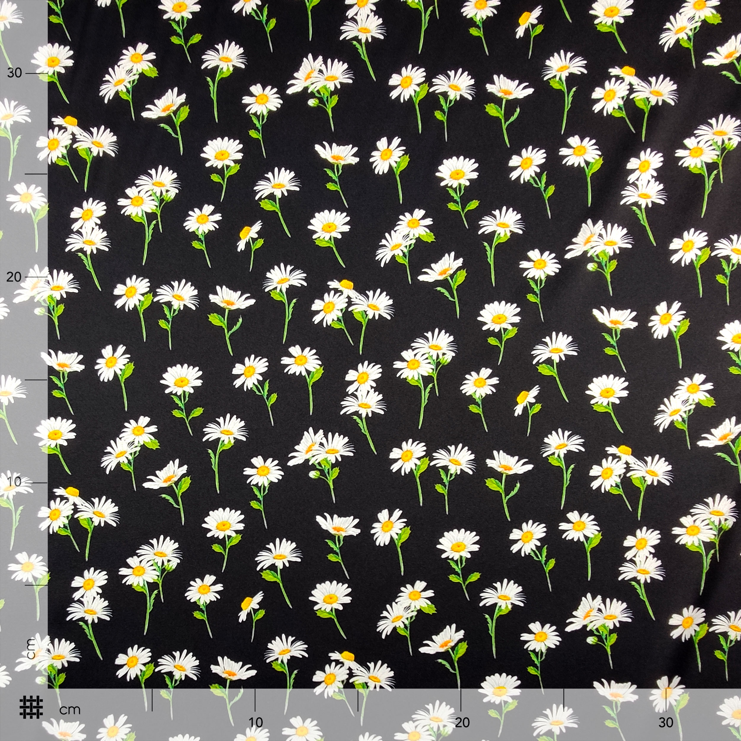 Ensemble élastiqué Rasetto Fashion Black Daisies