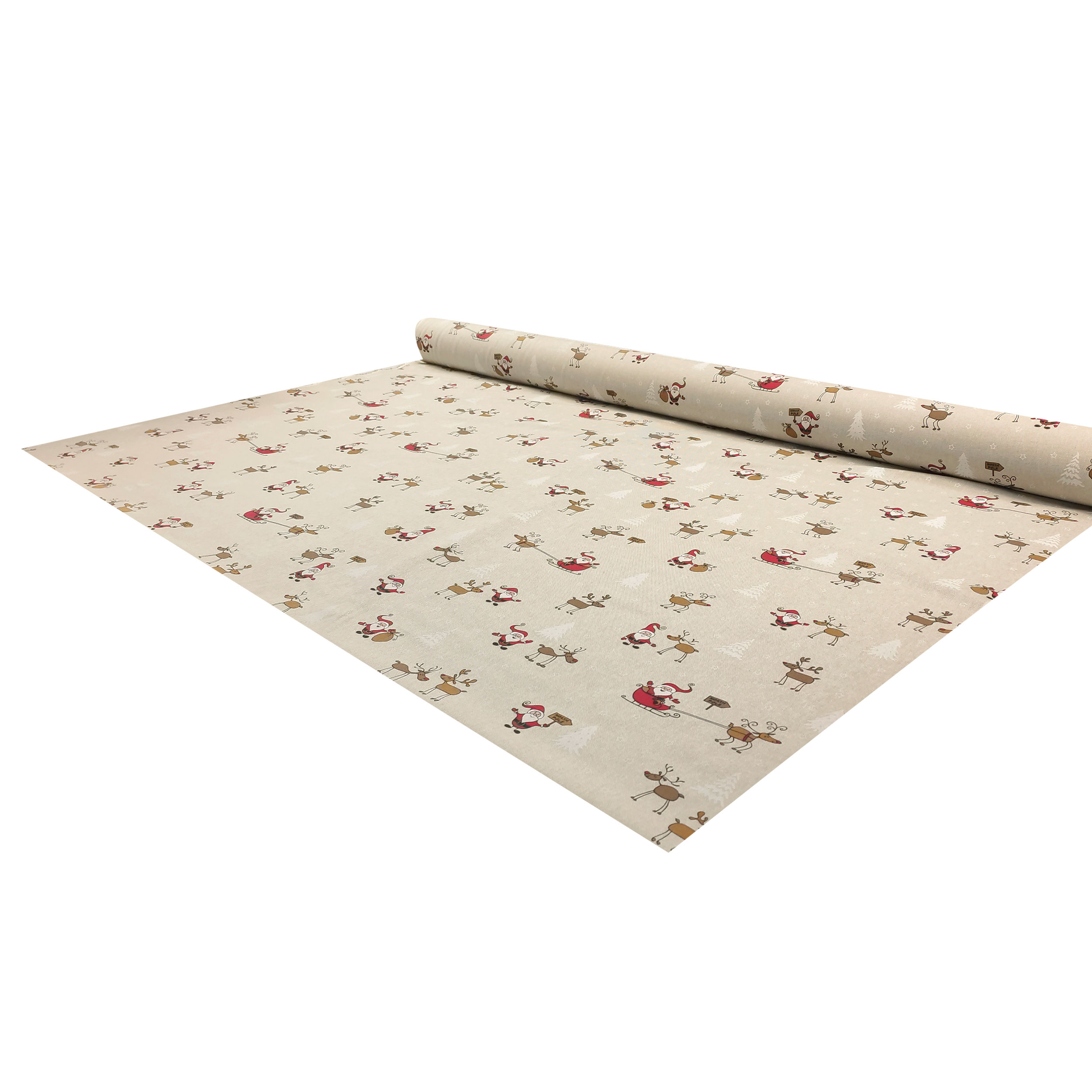 Tissu de Panama Père Noël au Pôle Nord