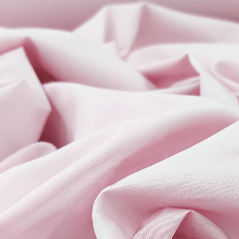 Découpe en popeline de coton rose 50x150 cm Image
